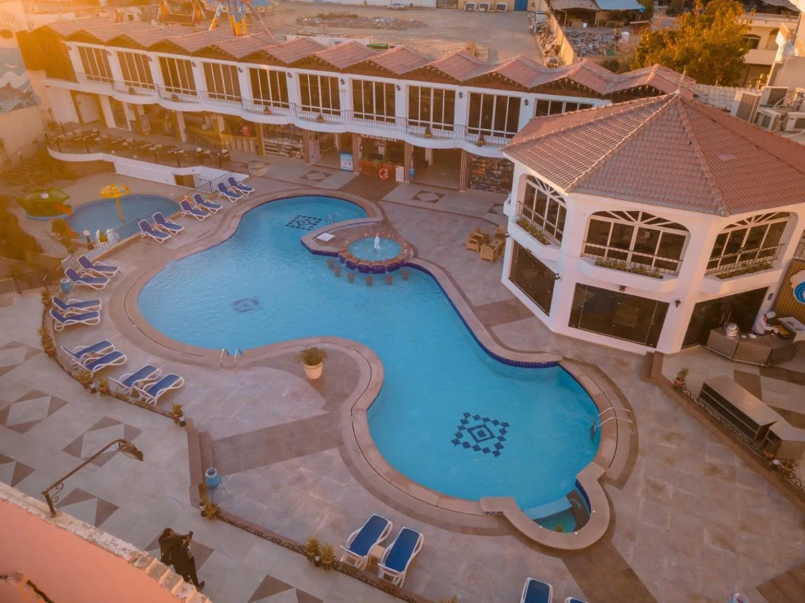 Bird's eye view in MinaMark Beach Resort for Families and Couples Only