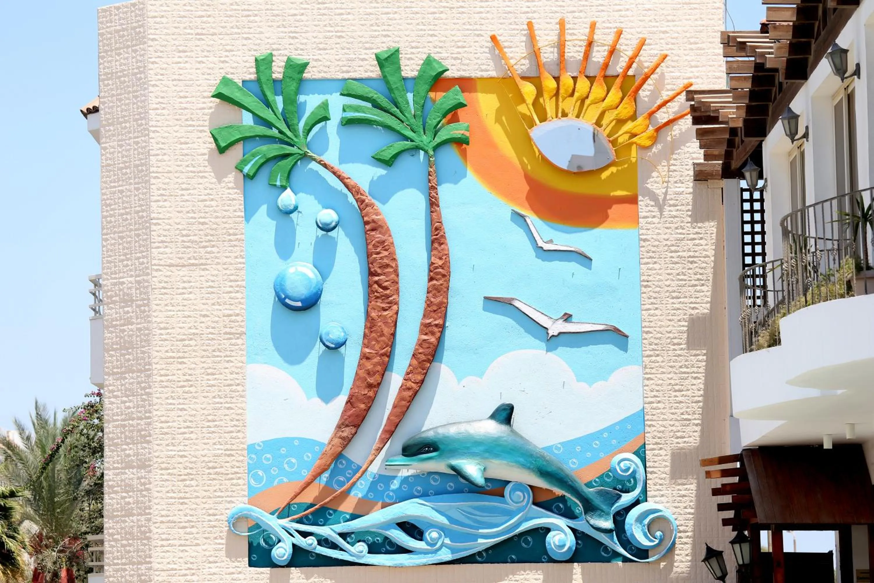 Decorative detail in MinaMark Beach Resort for Families and Couples Only