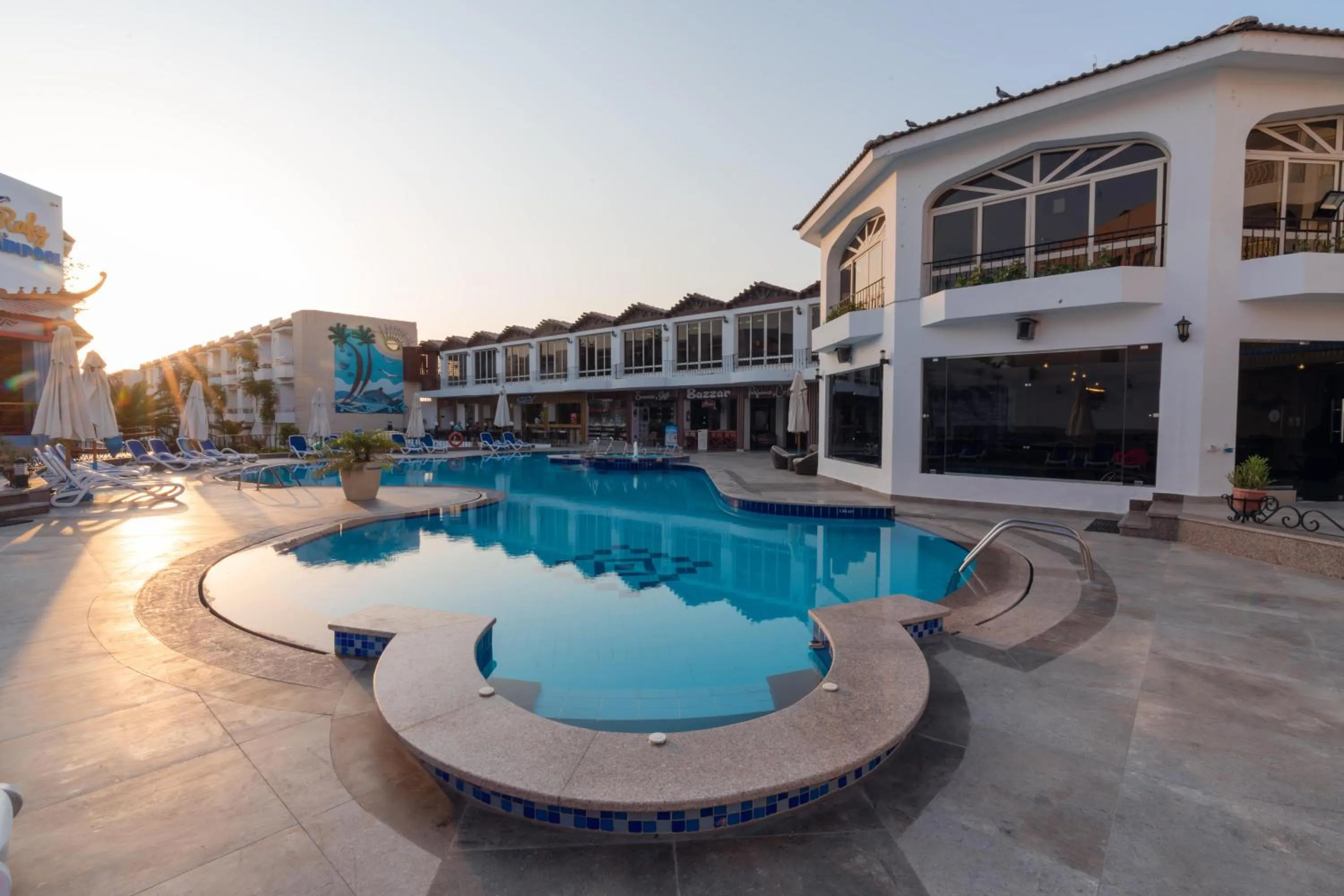 Swimming pool in MinaMark Beach Resort for Families and Couples Only