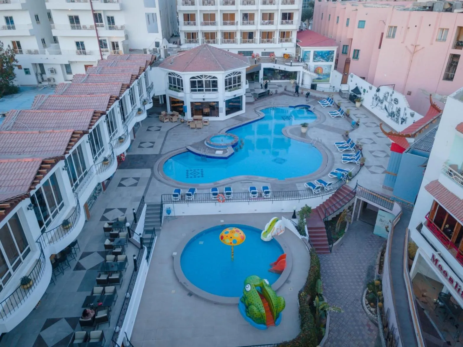 Swimming pool in MinaMark Beach Resort for Families and Couples Only