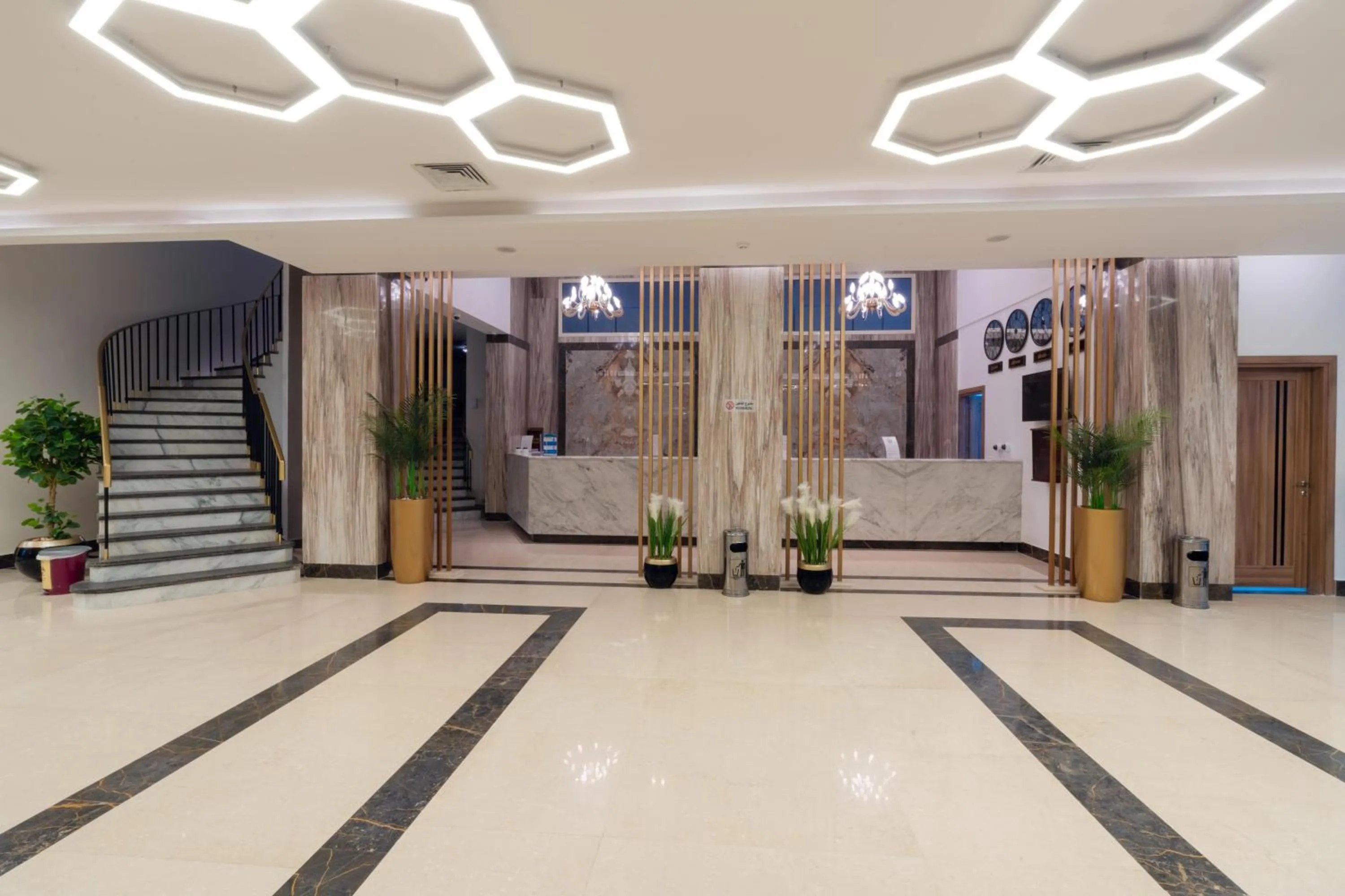 Lobby or reception in MinaMark Beach Resort for Families and Couples Only