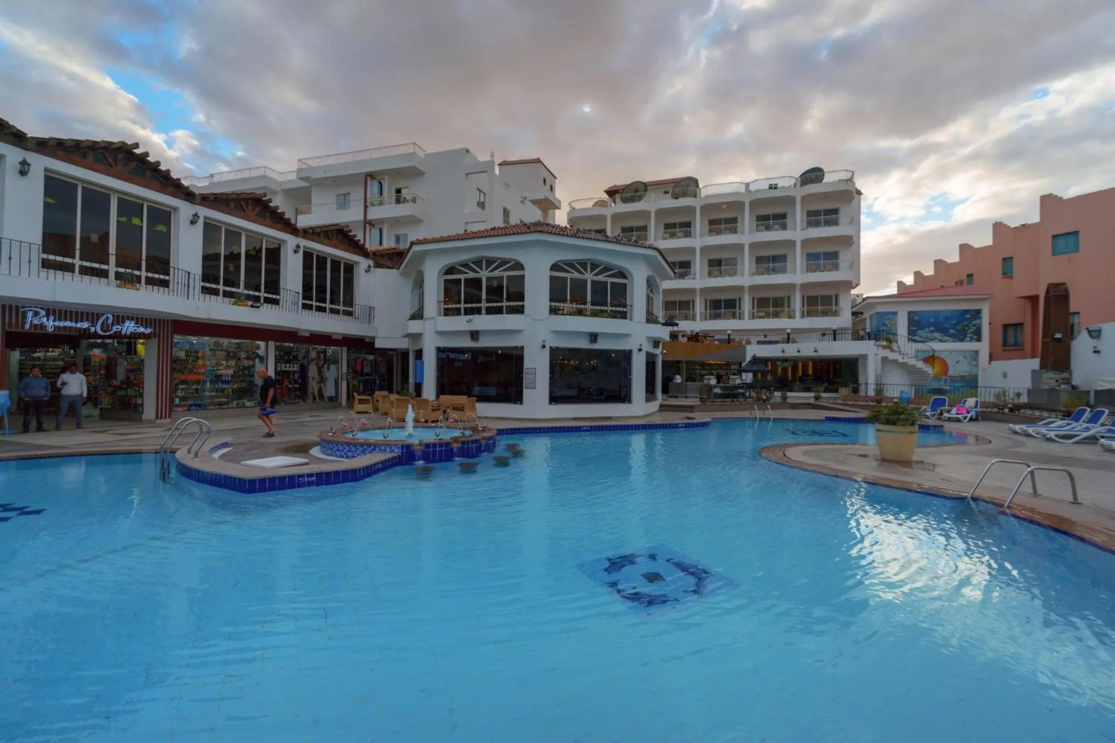 Property building in MinaMark Beach Resort for Families and Couples Only