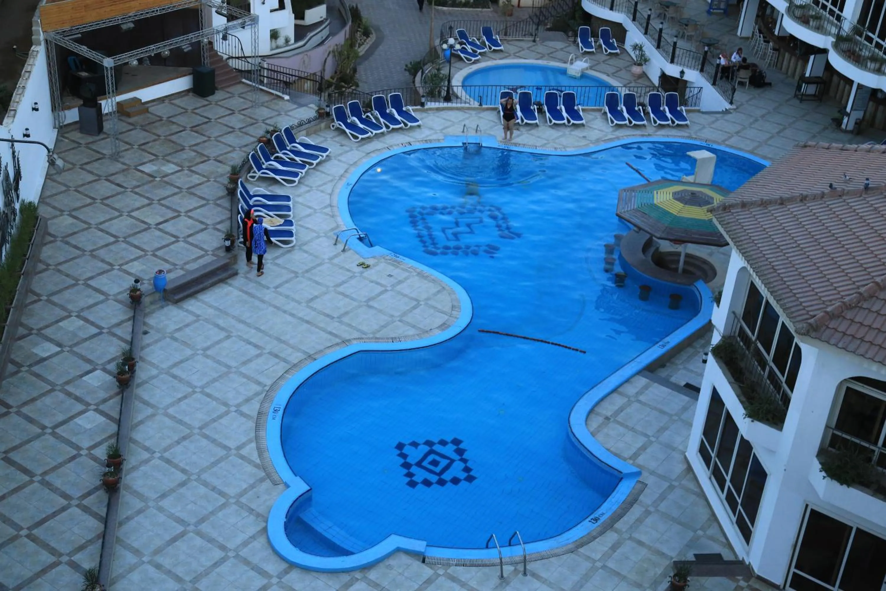 Pool view in MinaMark Beach Resort for Families and Couples Only