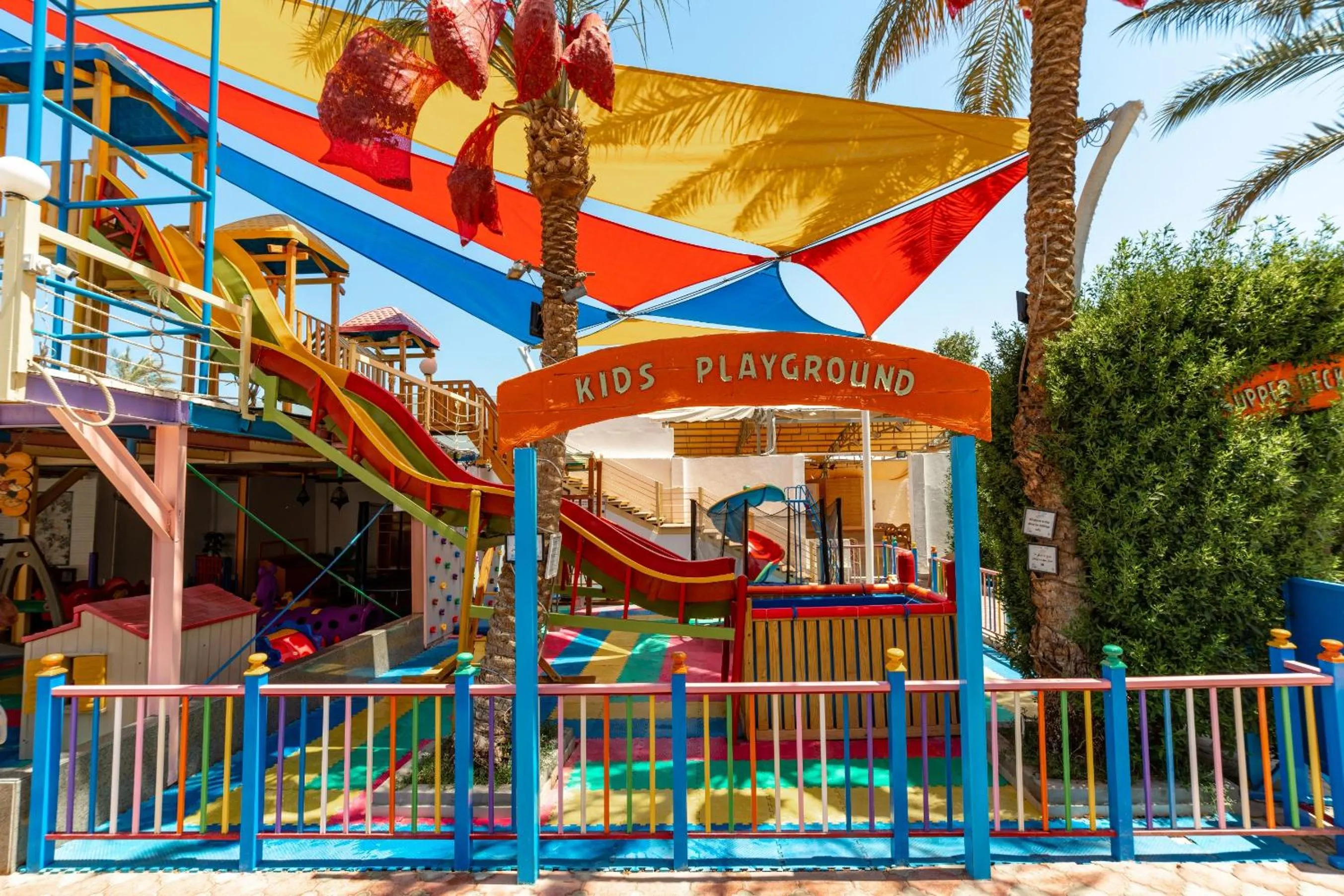 Children play ground in MinaMark Beach Resort for Families and Couples Only
