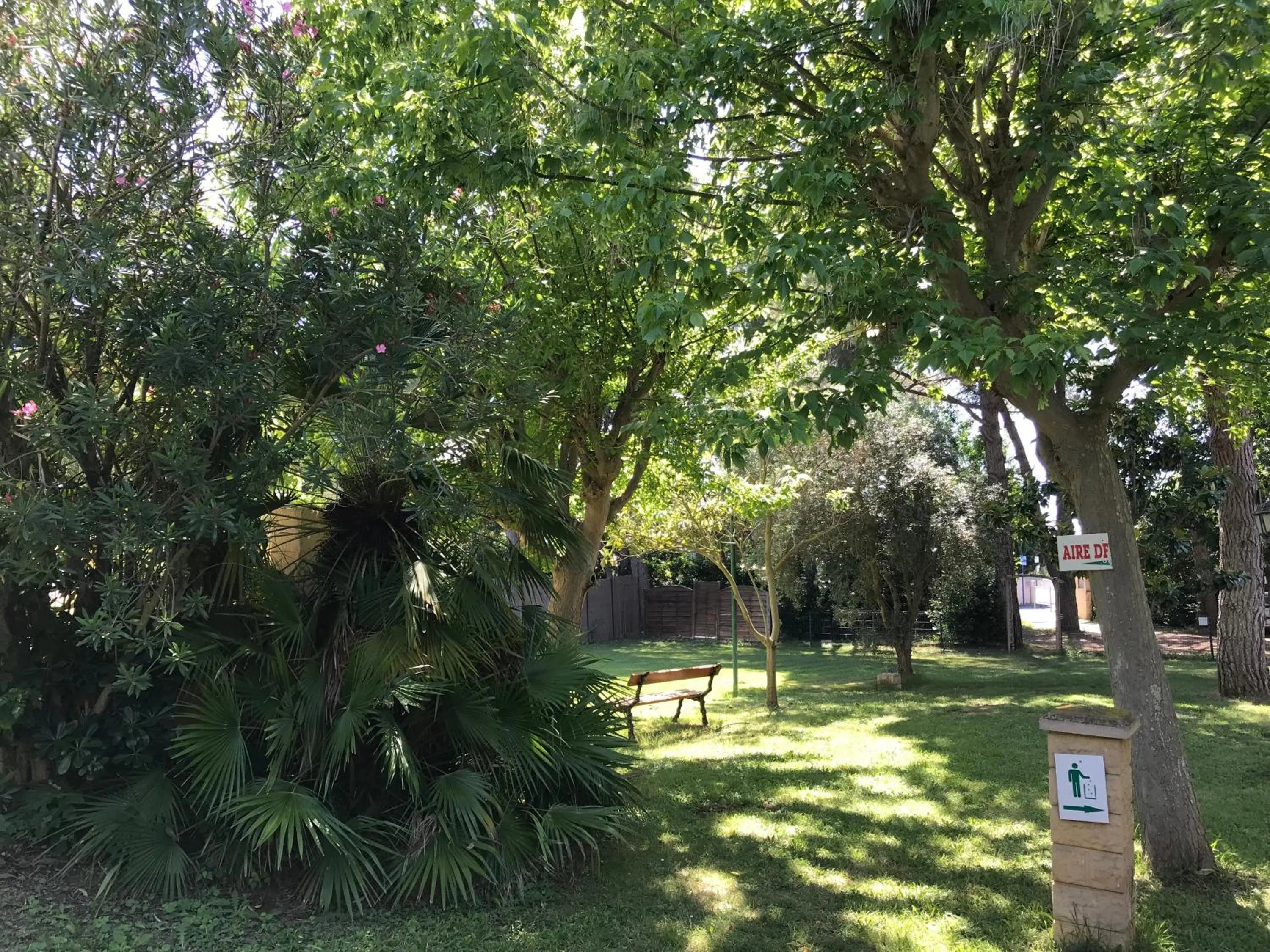 Garden in Résidence les Caraibes