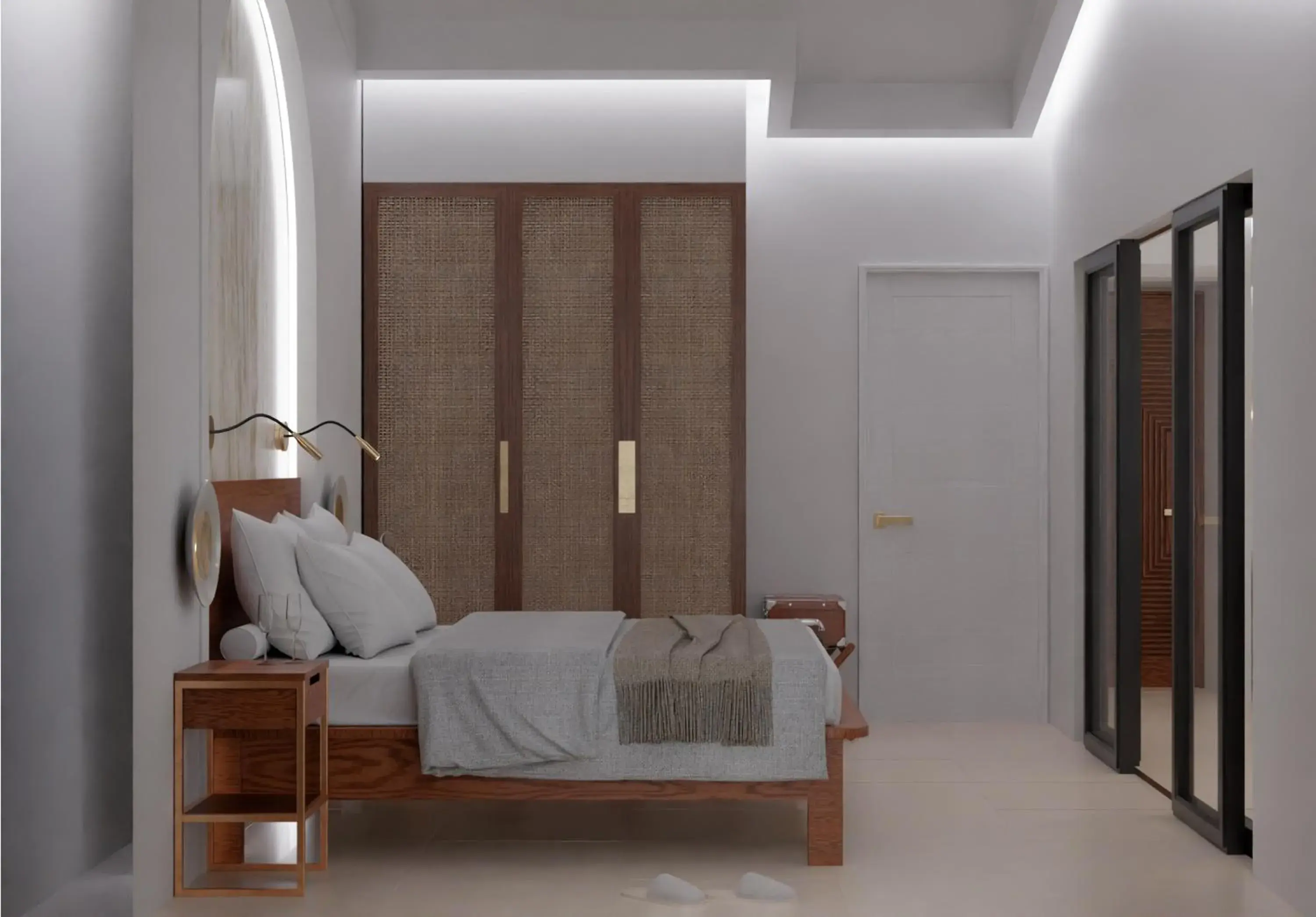 Bedroom, Bed in Coral Strand Smart Choice Bedroom, Bed in Coral Strand Smart Choice