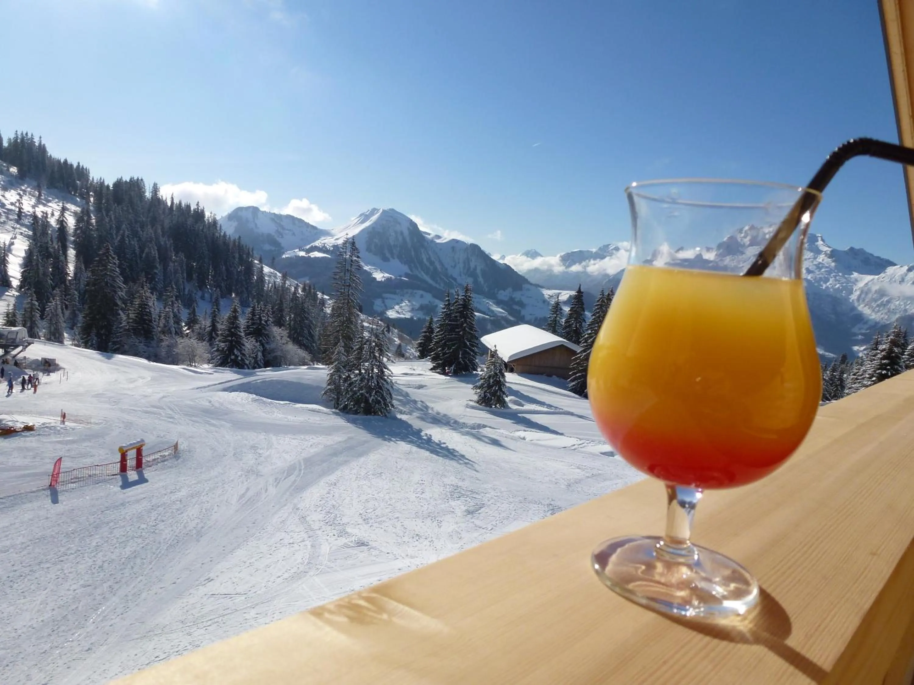 View (from property/room) in Hôtel Restaurant "Les Sapins" Wellness & Gourmet