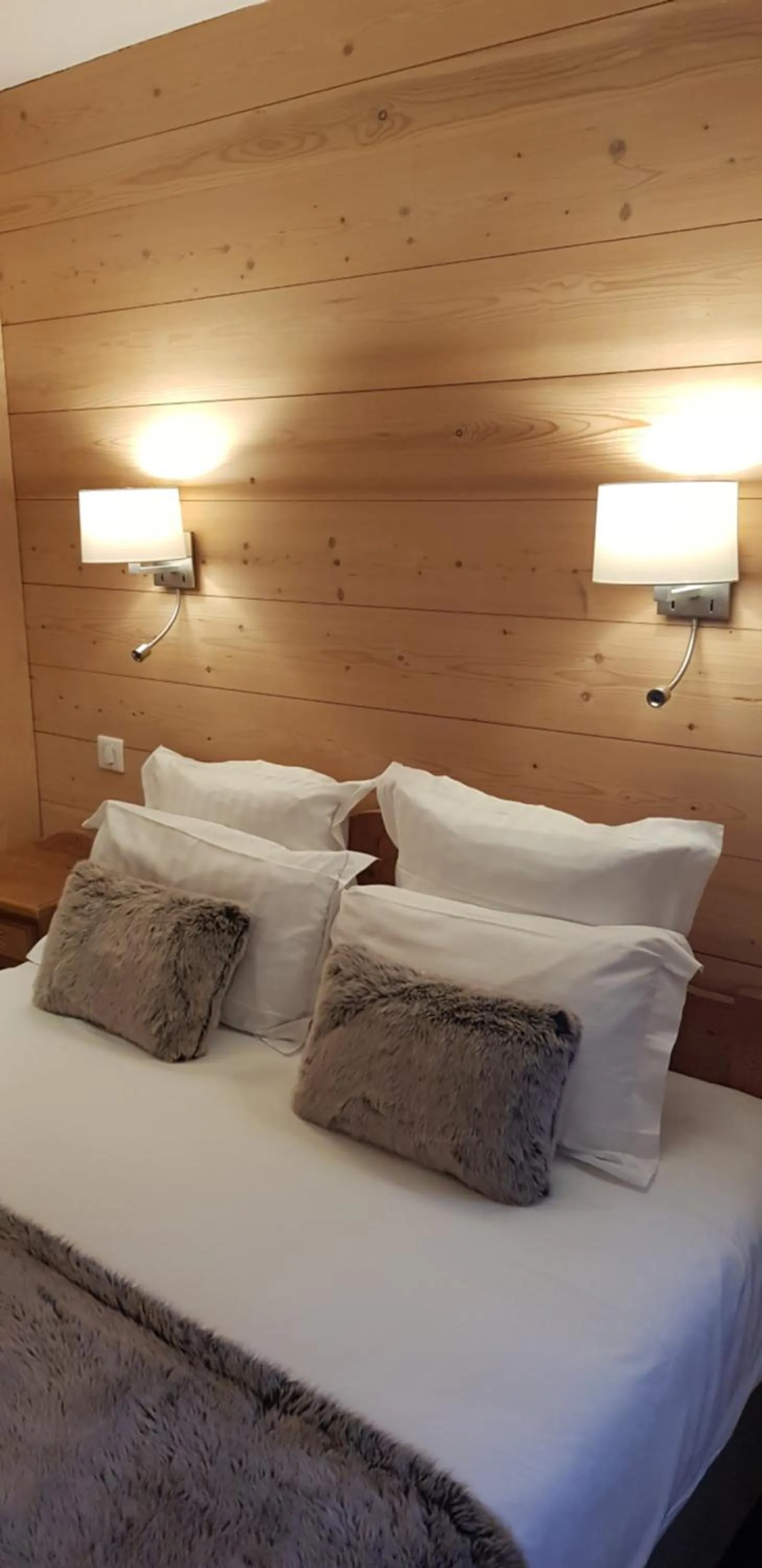 Bed in Hôtel Restaurant "Les Sapins" Wellness & Gourmet