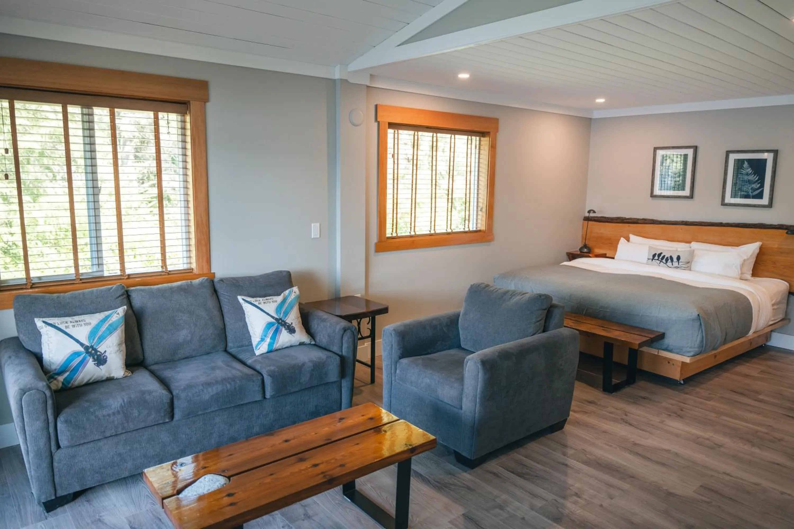 Bed in West Coast Wilderness Lodge