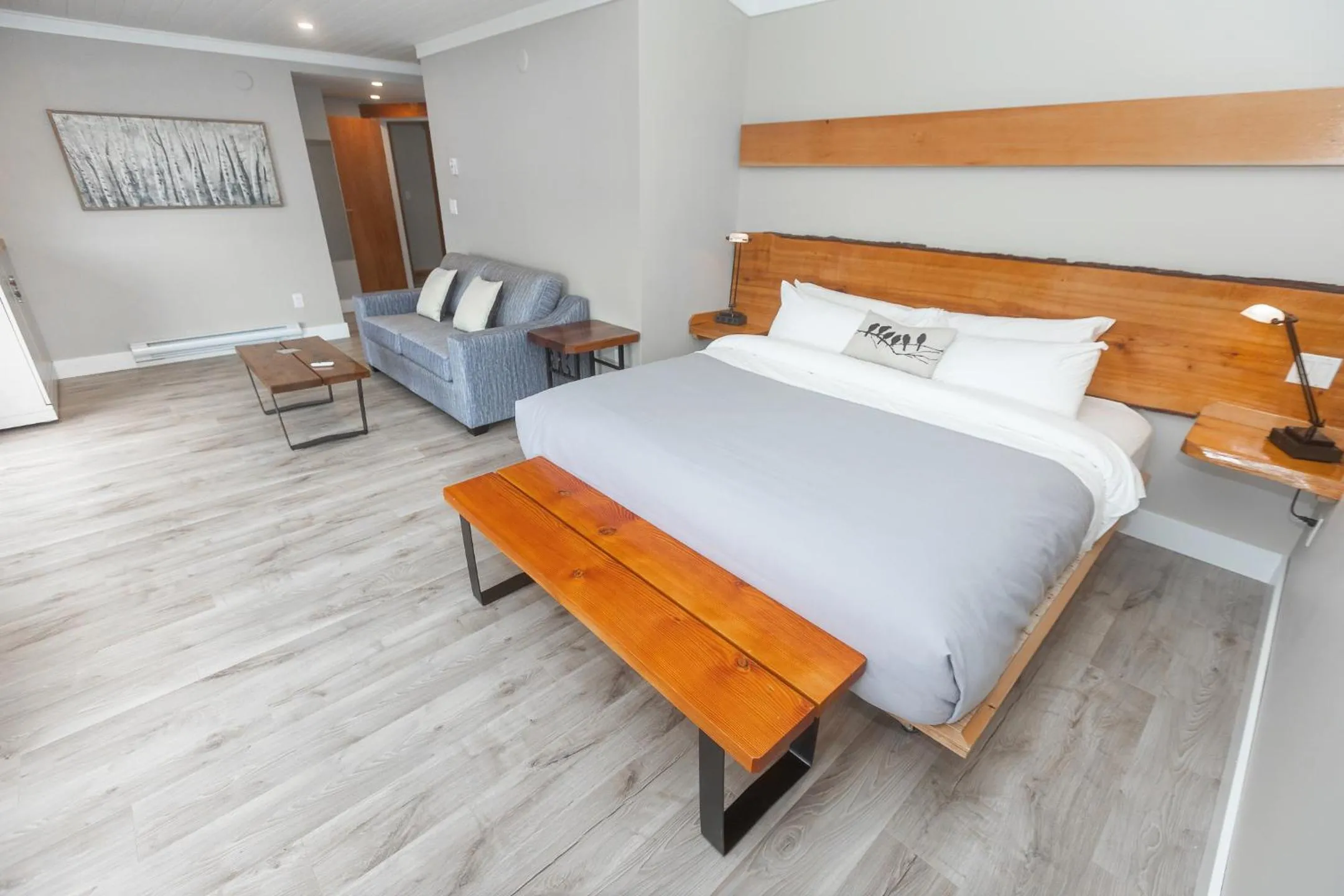 Bed in West Coast Wilderness Lodge