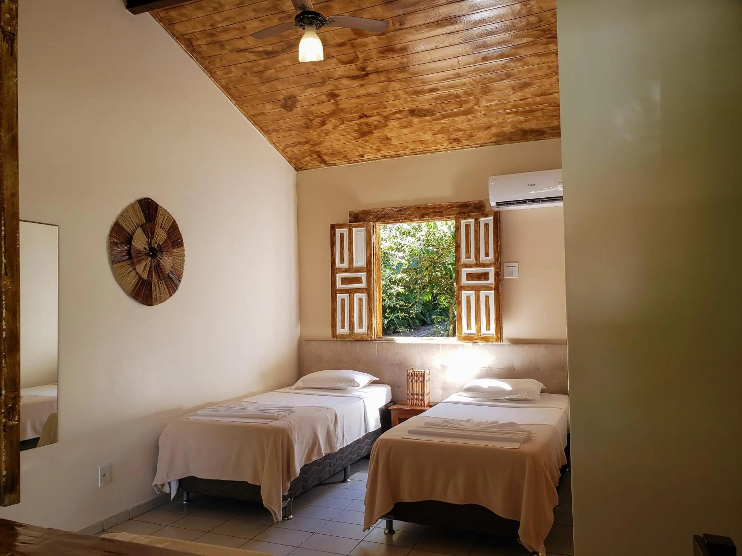 Bed in Pousada Tropical