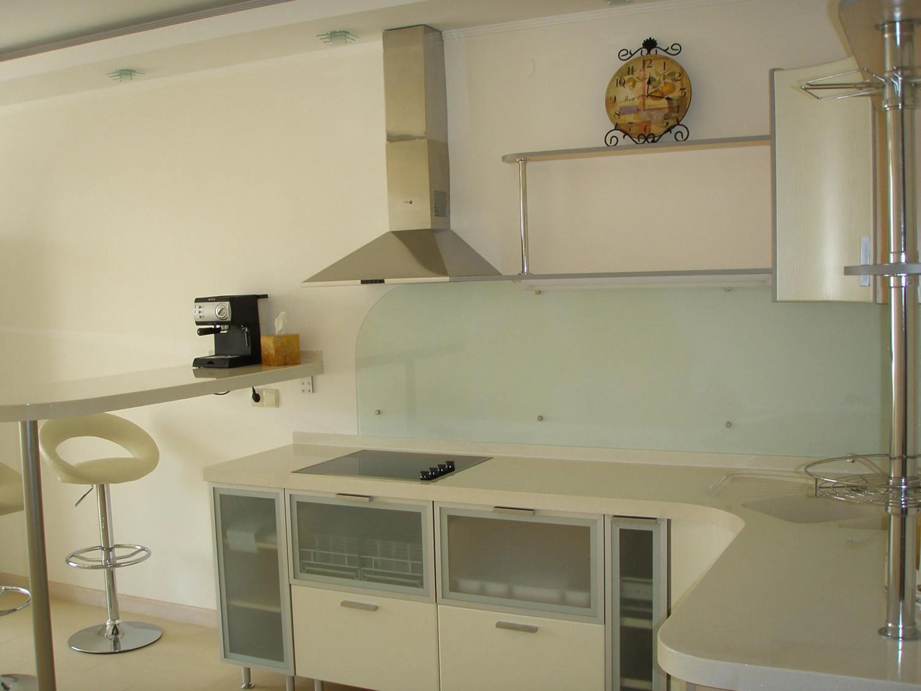 Kitchen or kitchenette in ABC Apartments Business Class