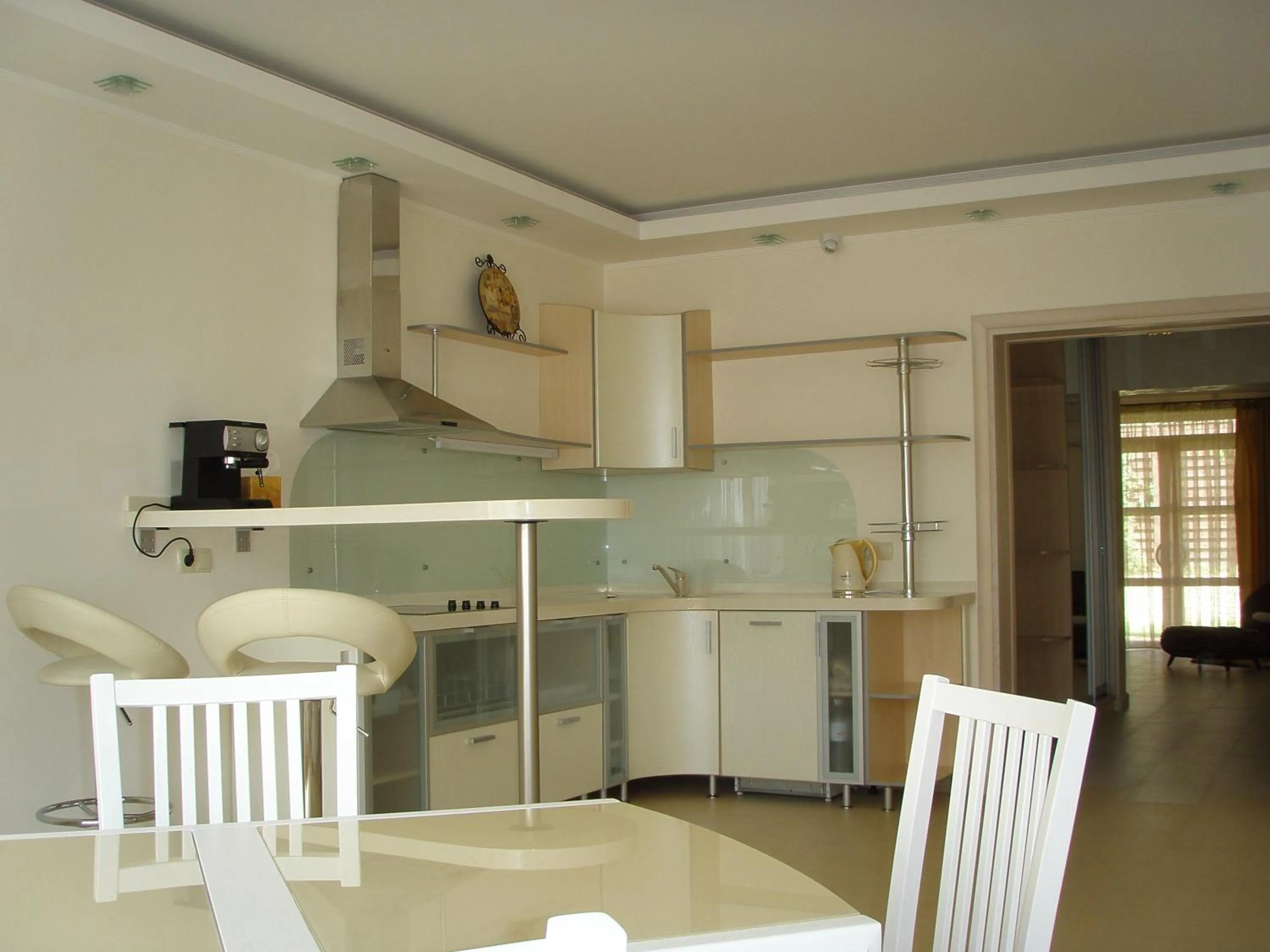 Kitchen or kitchenette in ABC Apartments Business Class