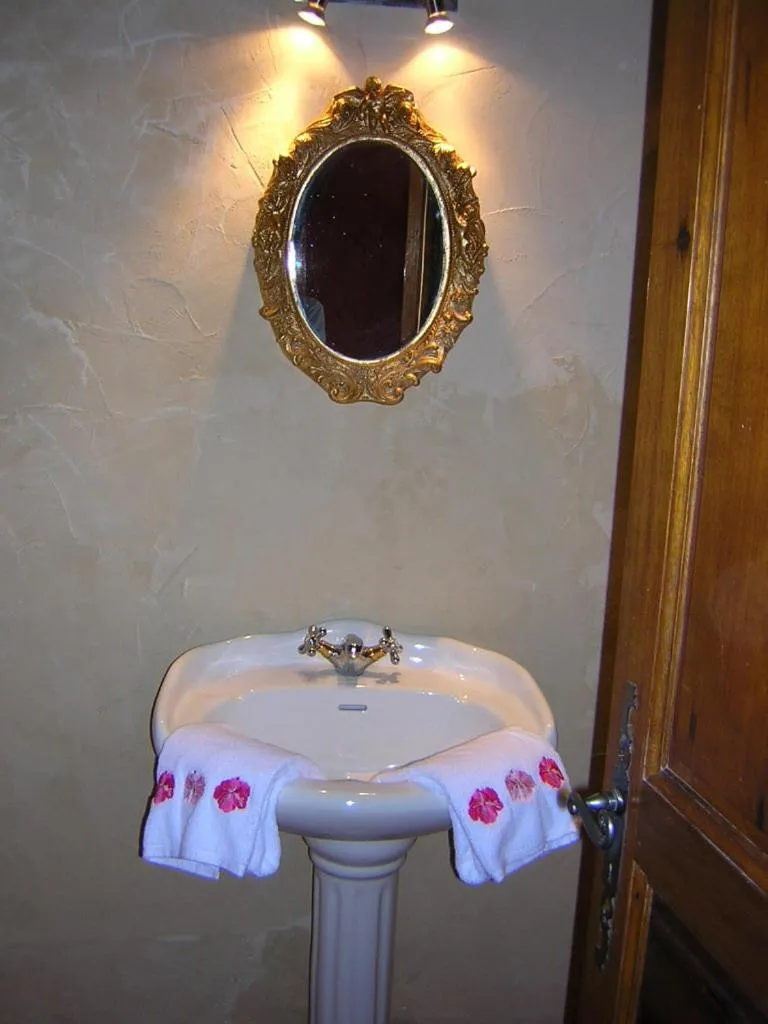 Bathroom in Gites Climatisés Piscine Chauffée La Balancelle