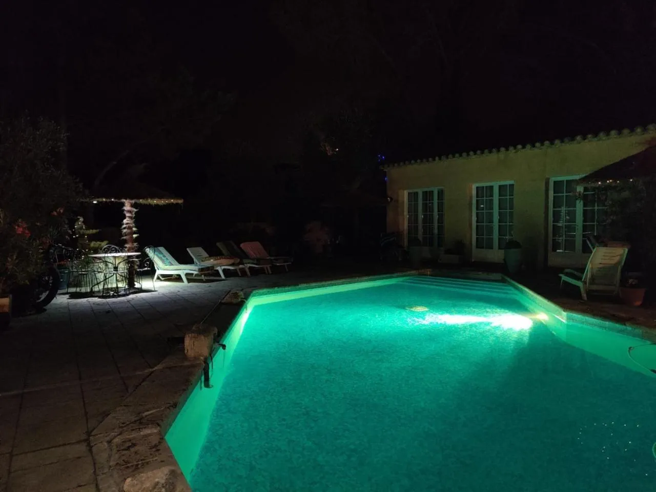 Swimming pool in Gites Climatisés Piscine Chauffée La Balancelle