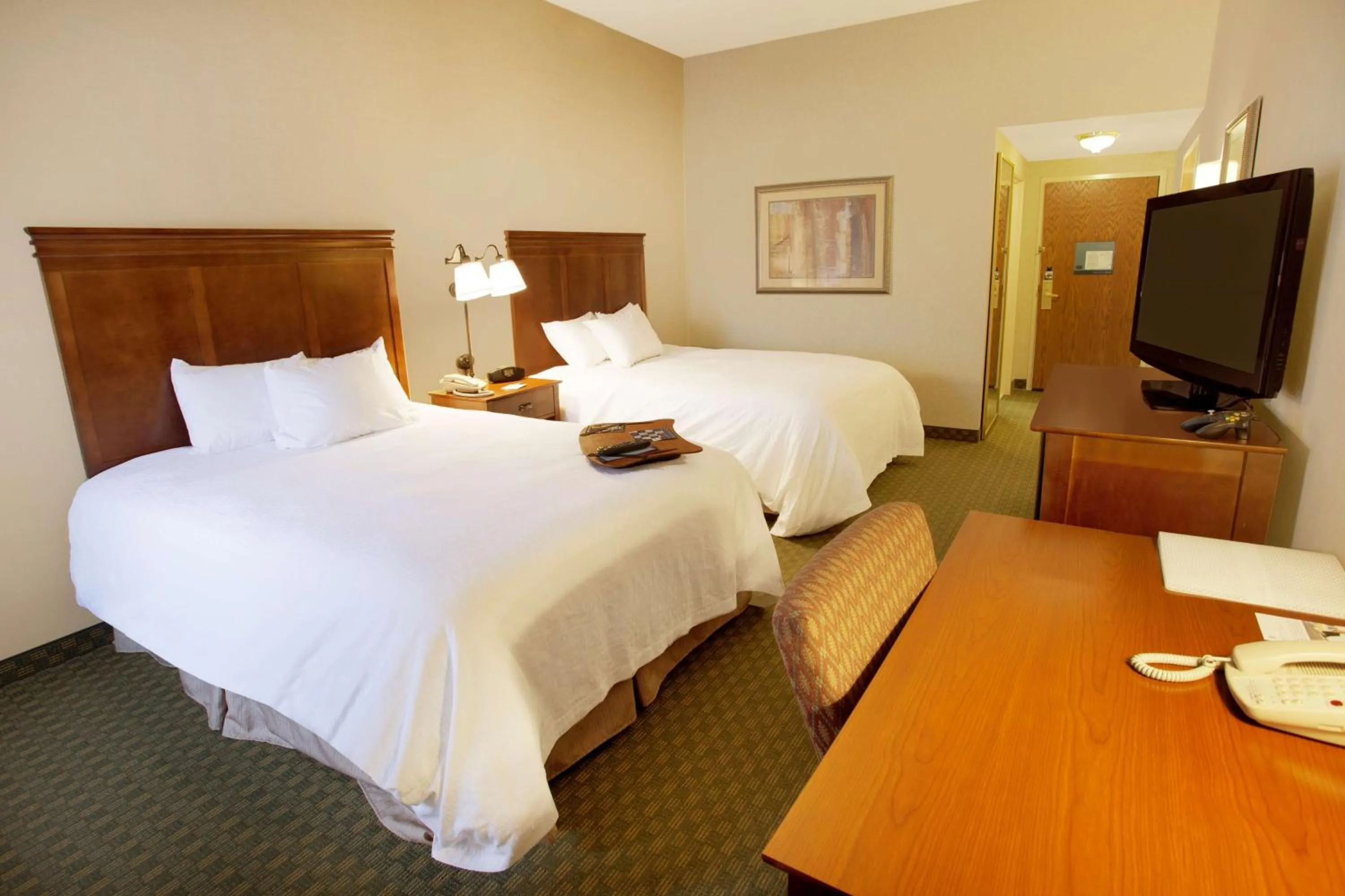 Bed in Hampton Inn Sidney