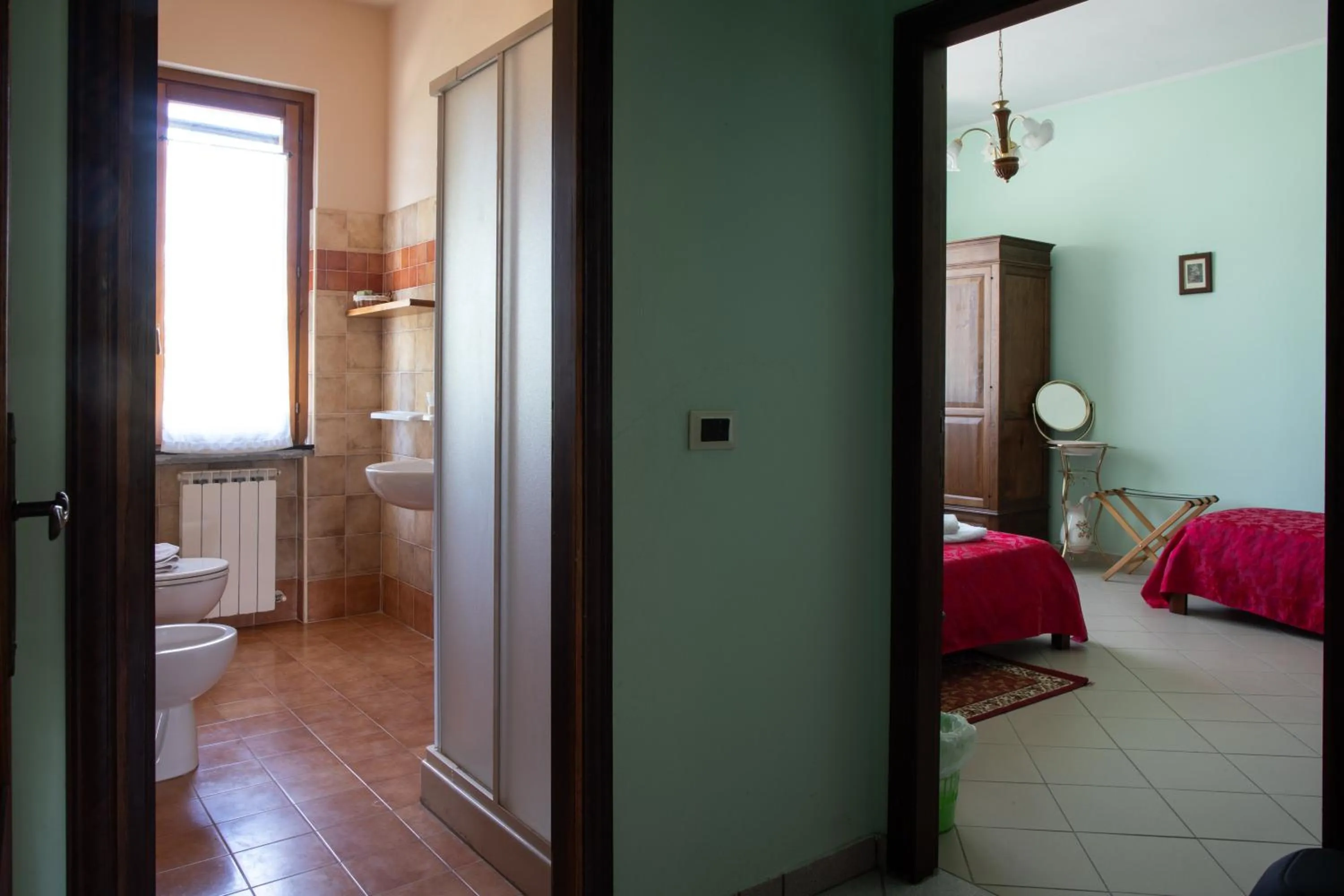 Bathroom, Bed in Borgo Nuovo San Martino