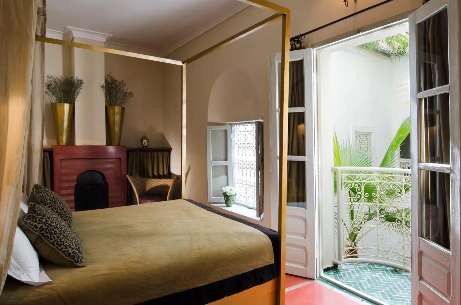 View (from property/room), Bed in Riad Vert