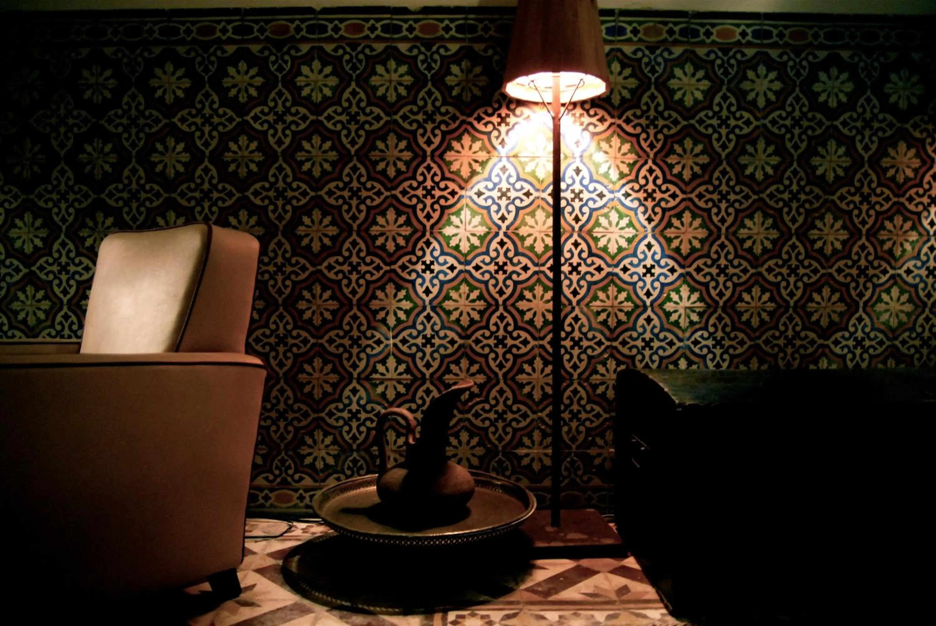 Decorative detail in Riad Vert