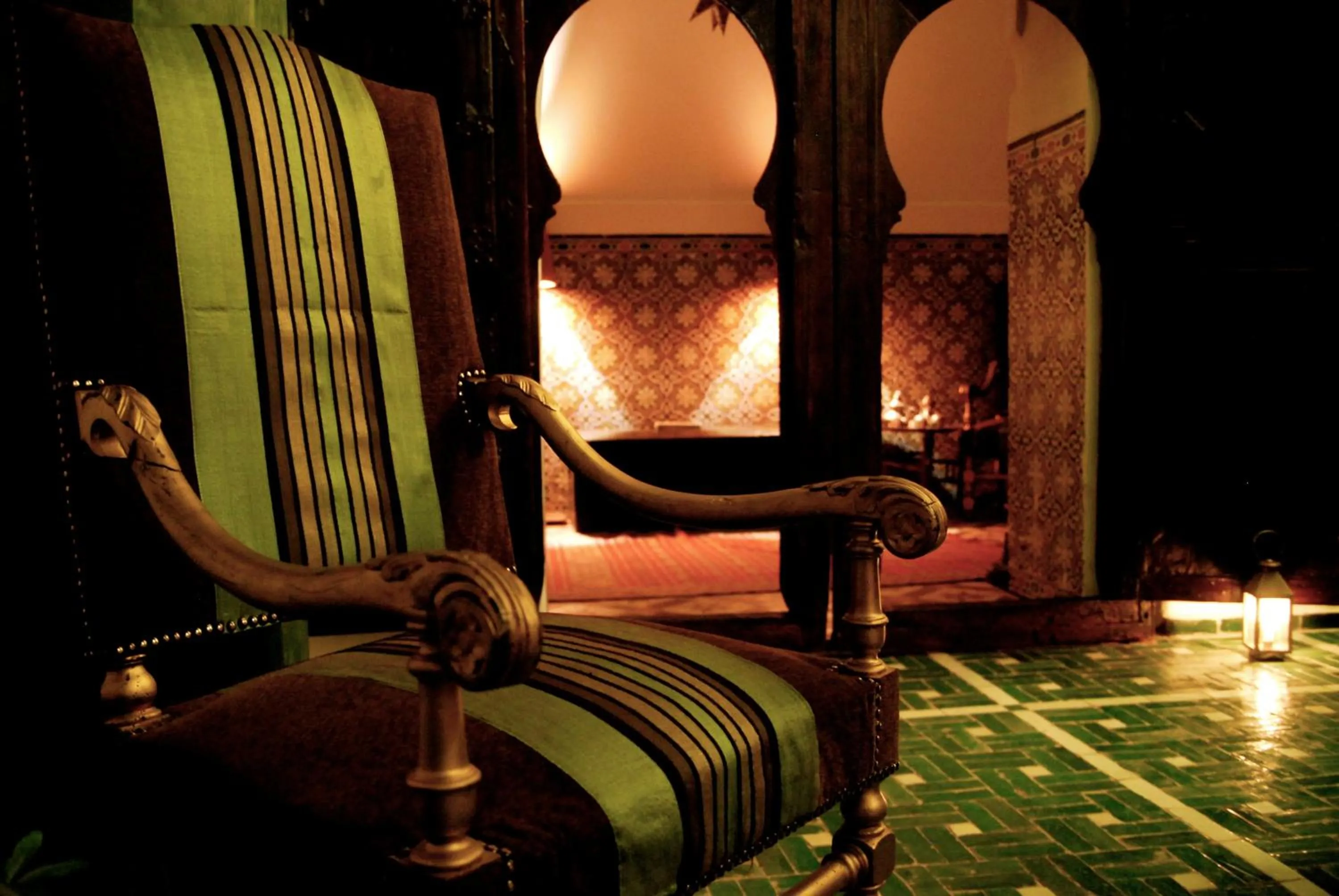 Decorative detail in Riad Vert