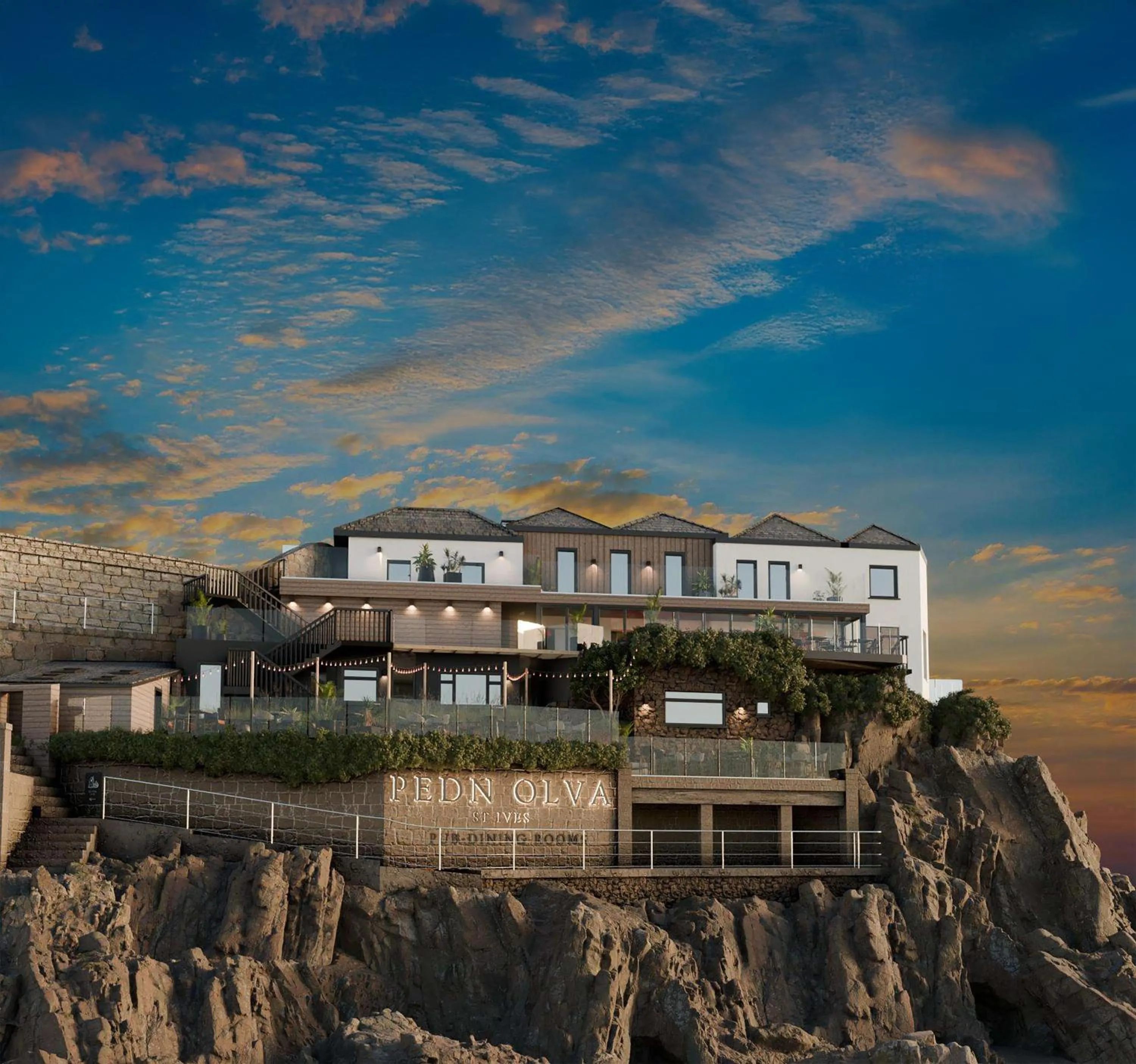 Property building in Pedn-Olva