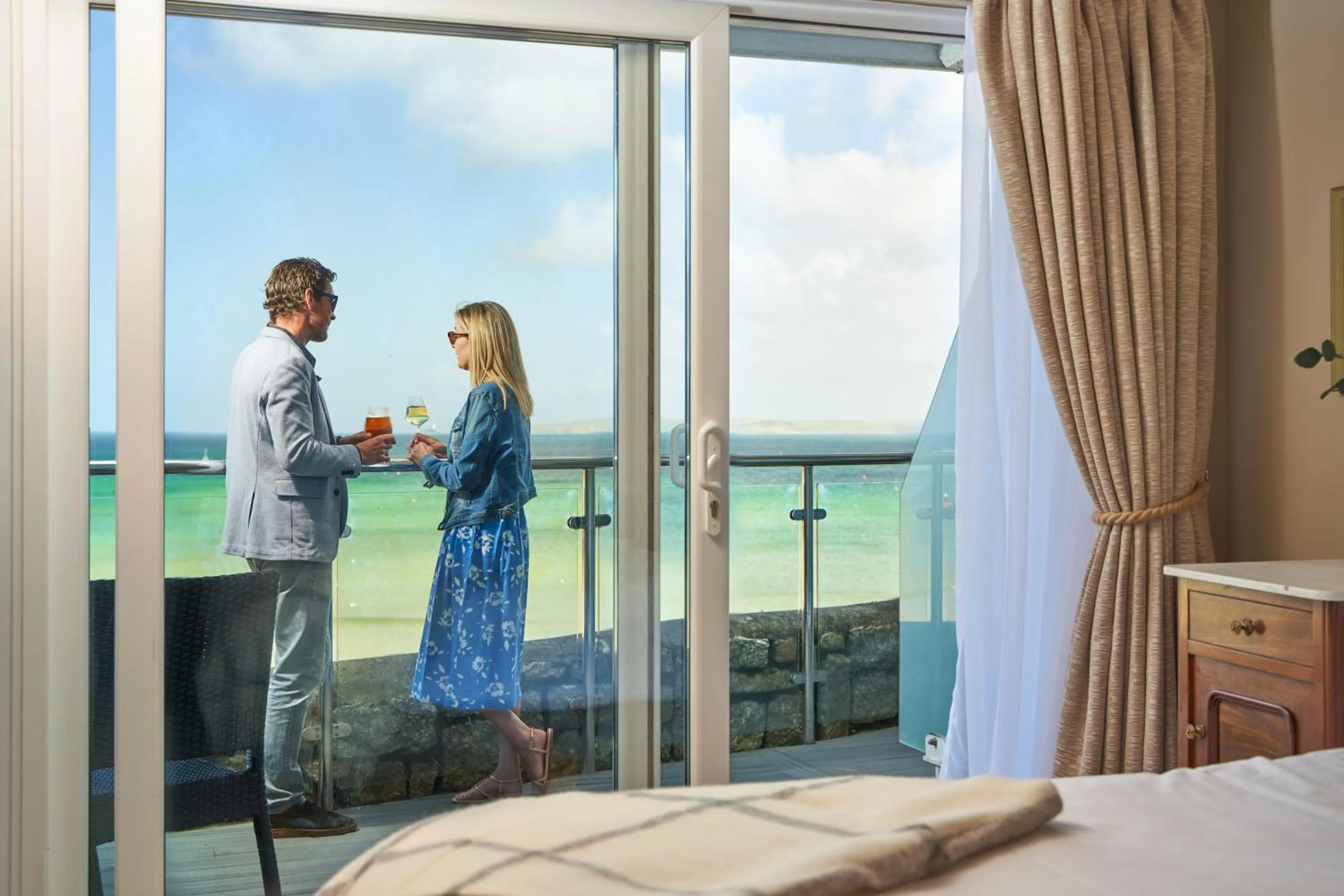 Bedroom, Bed in Pedn-Olva