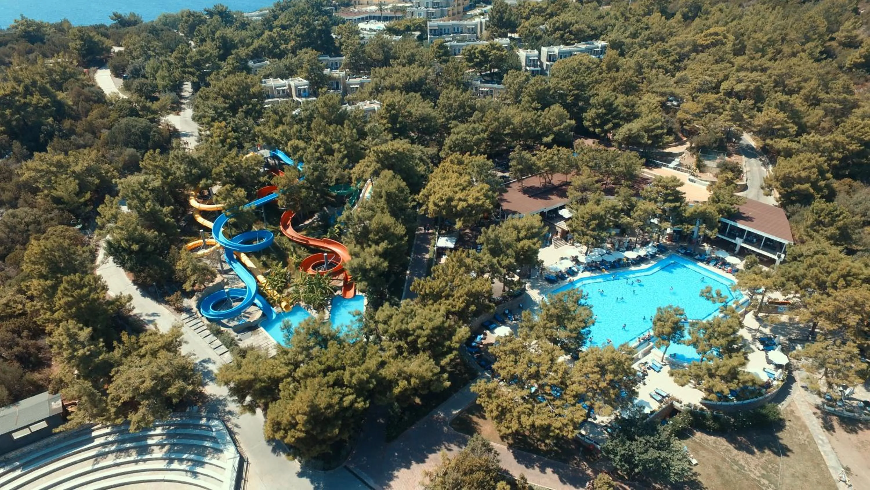 Bird's eye view in Bodrum Park Resort