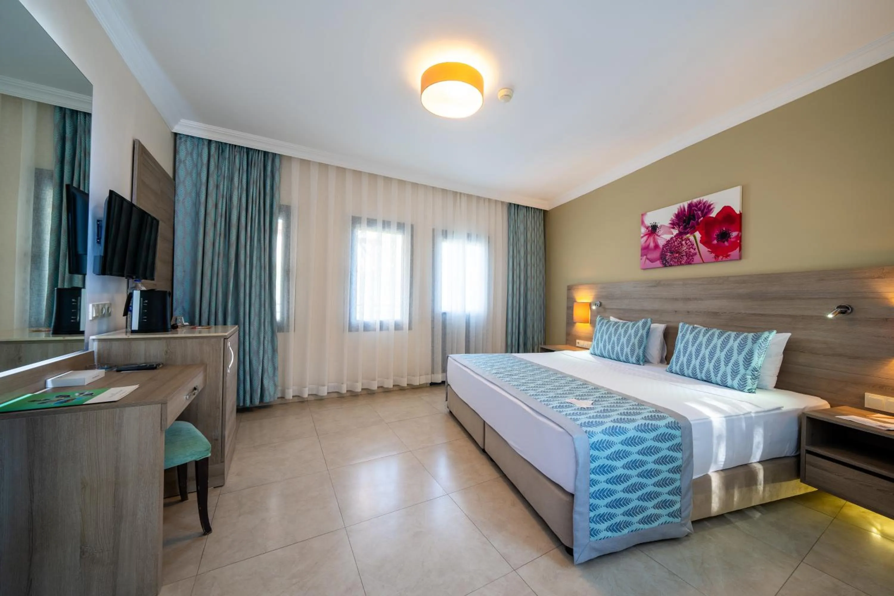 Bed in Bodrum Park Resort