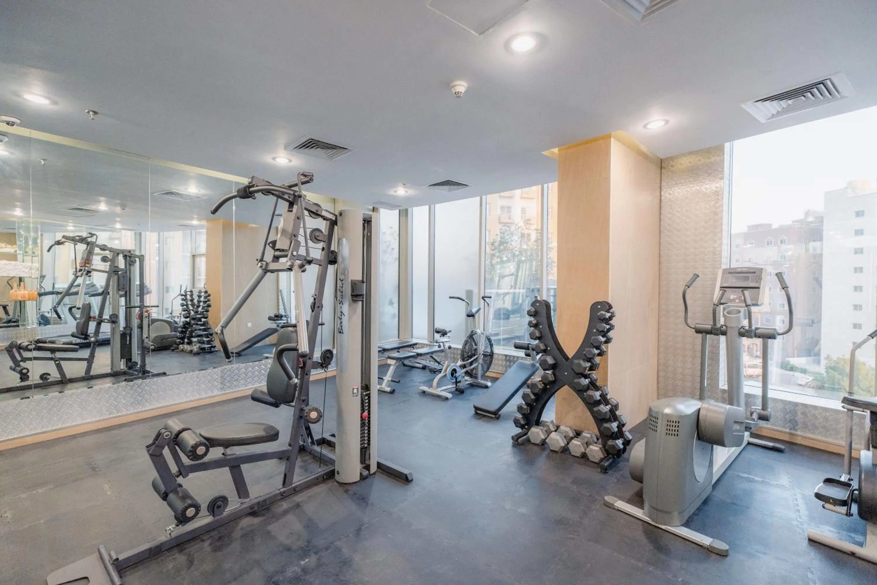 Fitness centre/facilities in فندق وهج بوليفارد Wahaj Boulevard Hotel