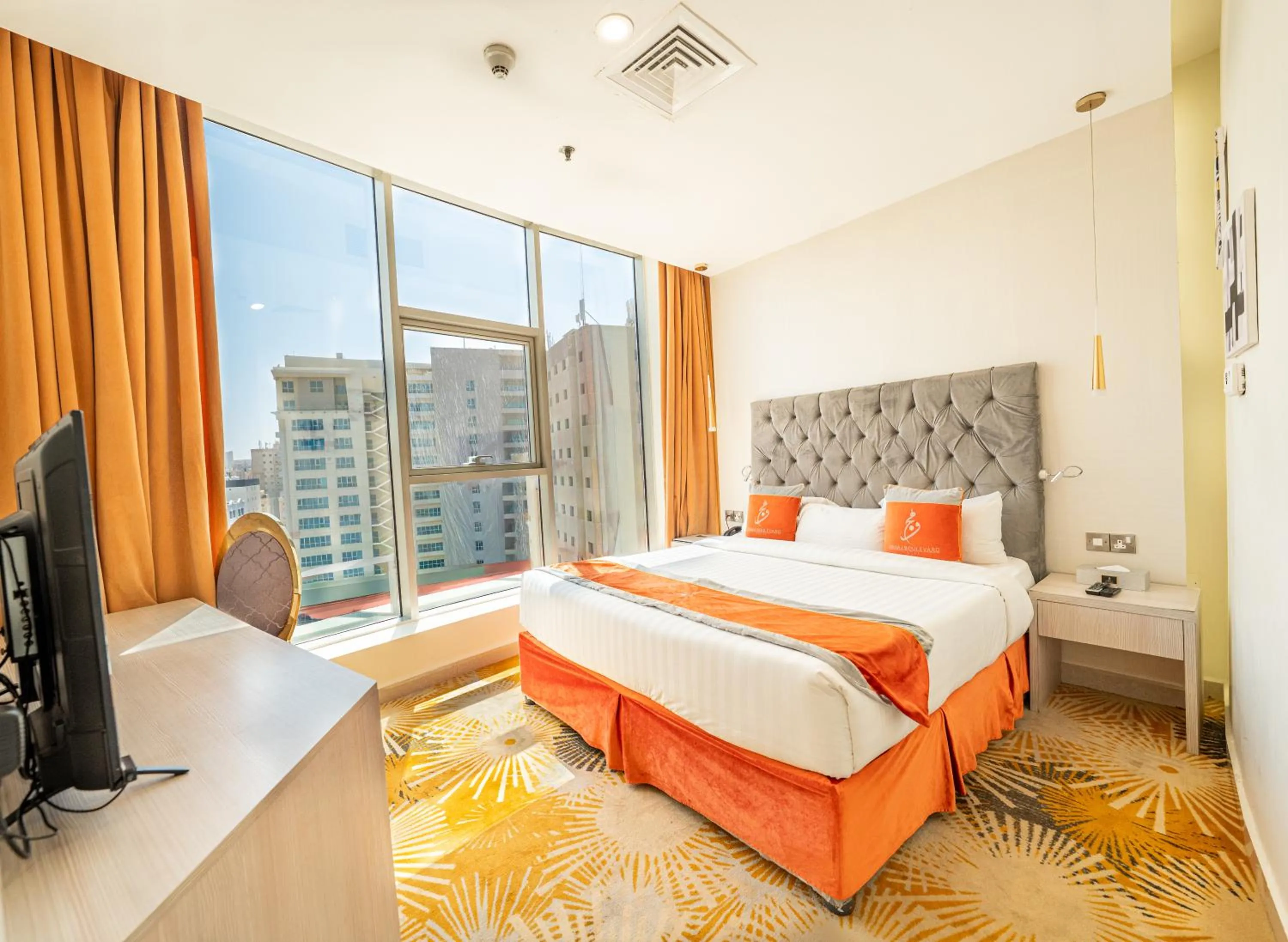 Bed in فندق وهج بوليفارد Wahaj Boulevard Hotel