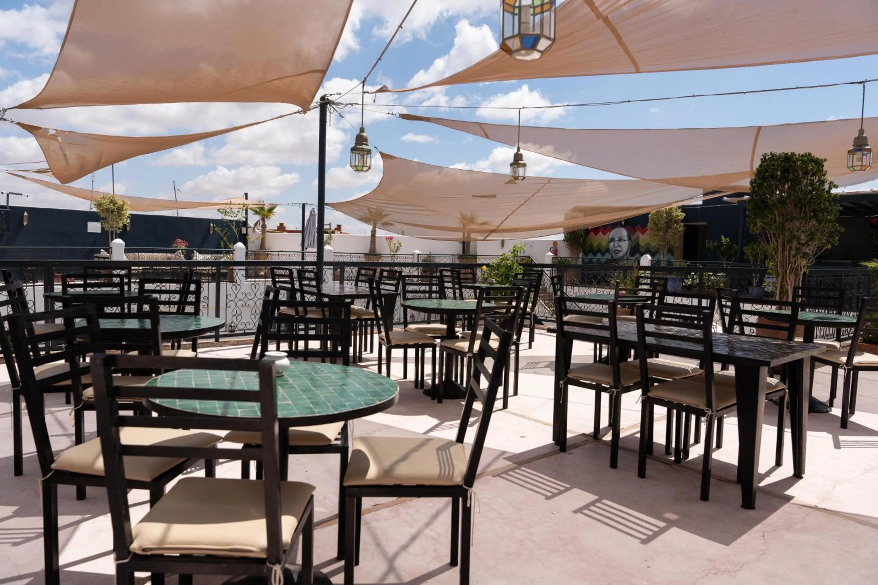 Balcony/Terrace in The Central House Marrakech Medina