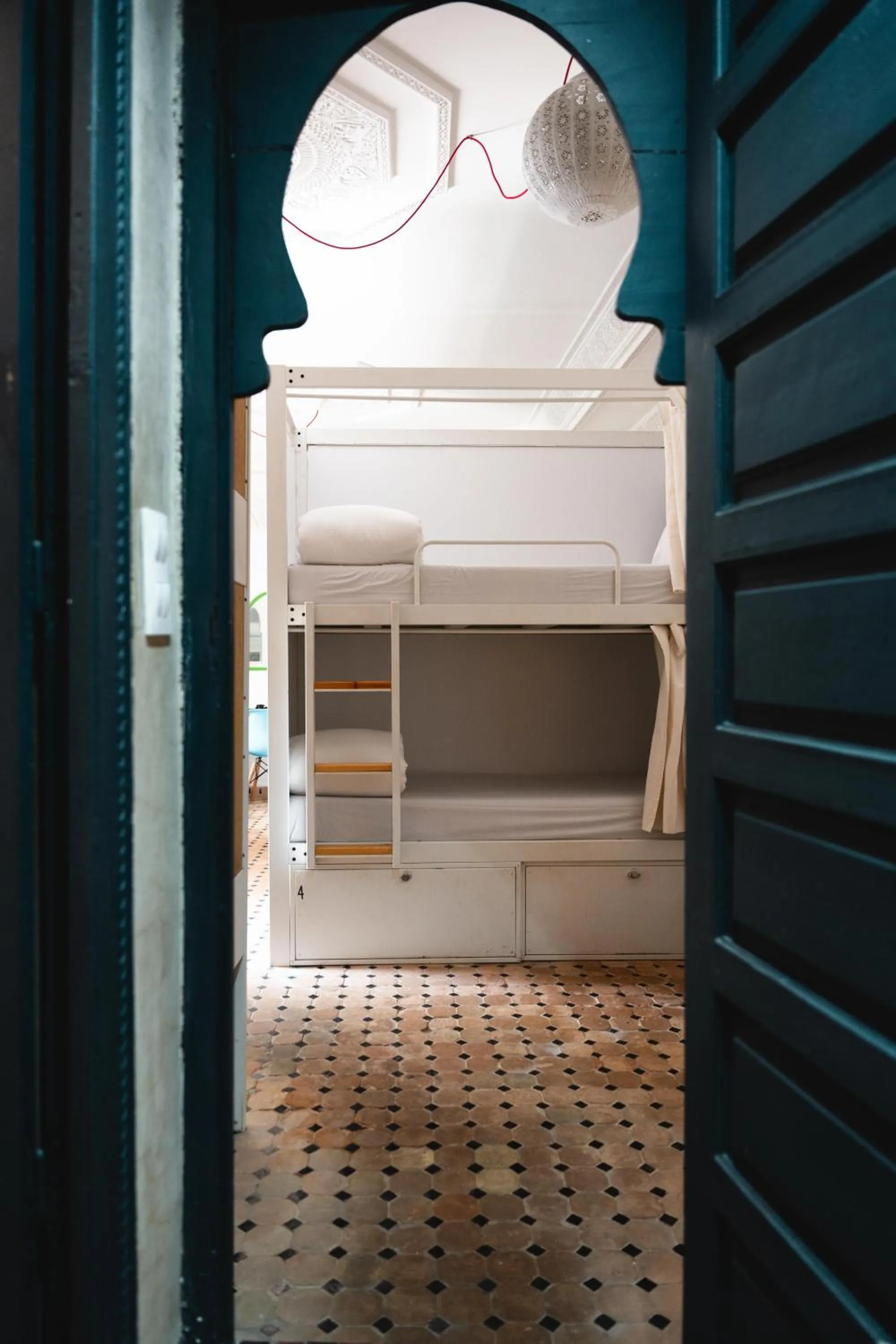 Bed in The Central House Marrakech Medina