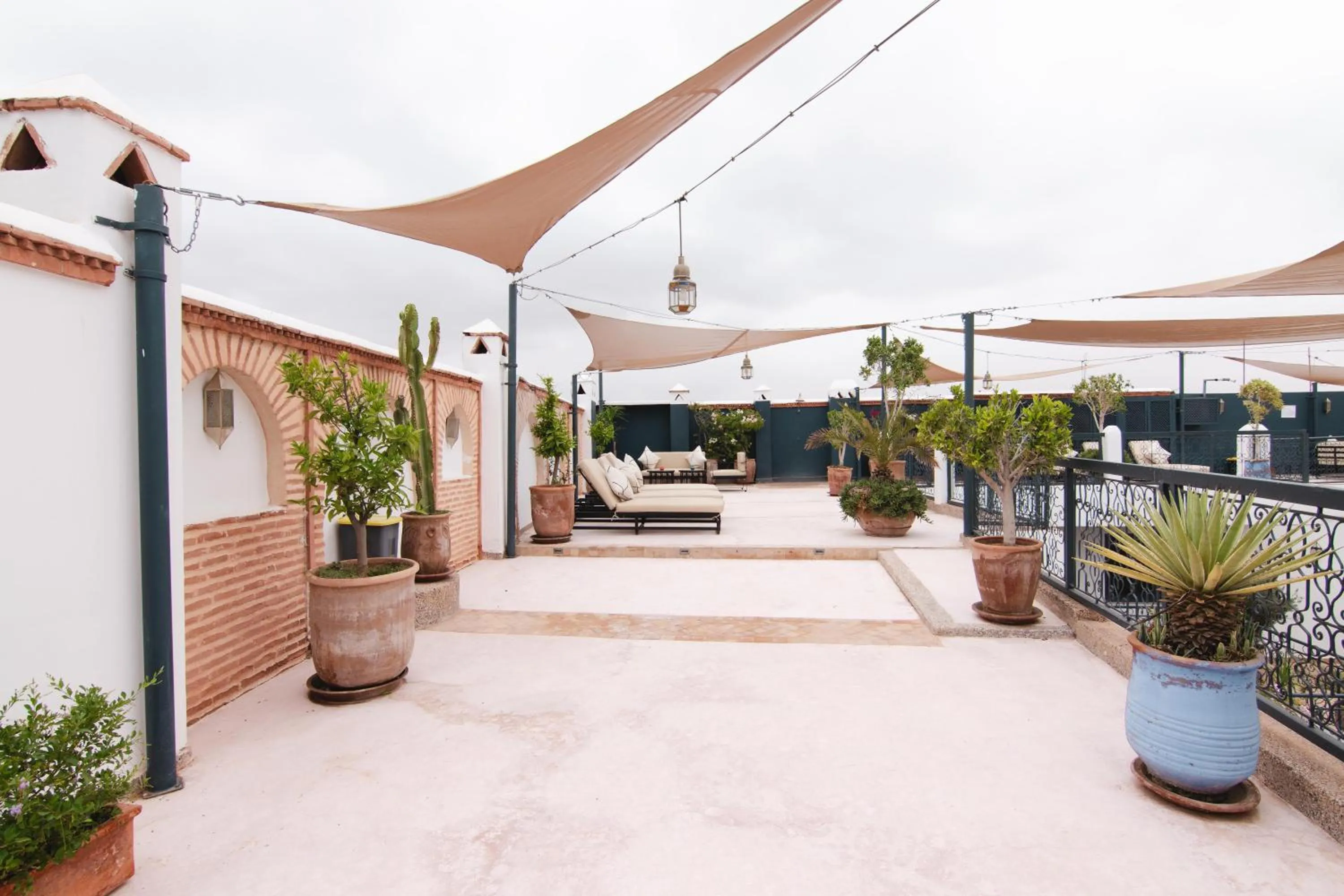 Balcony/Terrace in The Central House Marrakech Medina