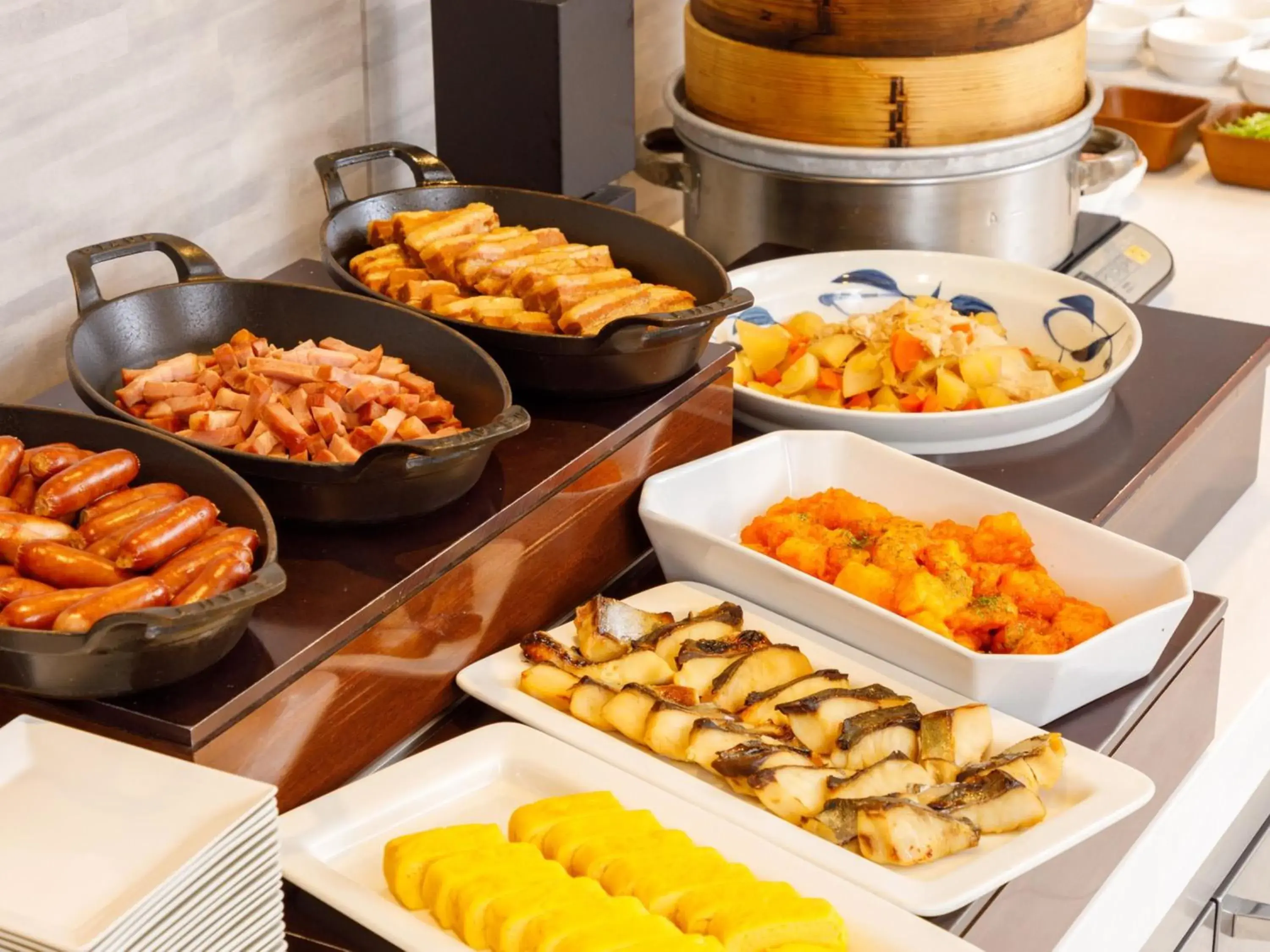 Buffet breakfast in Nishitetsu Hotel Croom Nagoya Buffet breakfast in Nishitetsu Hotel Croom Nagoya