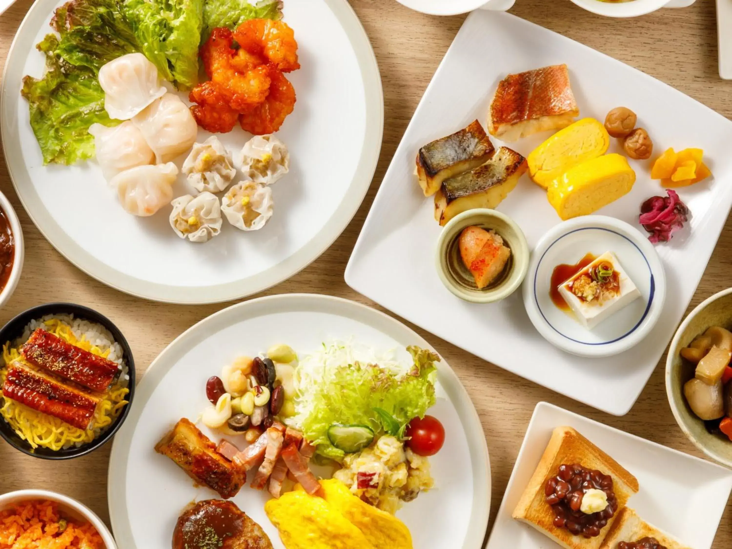 Buffet breakfast in Nishitetsu Hotel Croom Nagoya Buffet breakfast in Nishitetsu Hotel Croom Nagoya