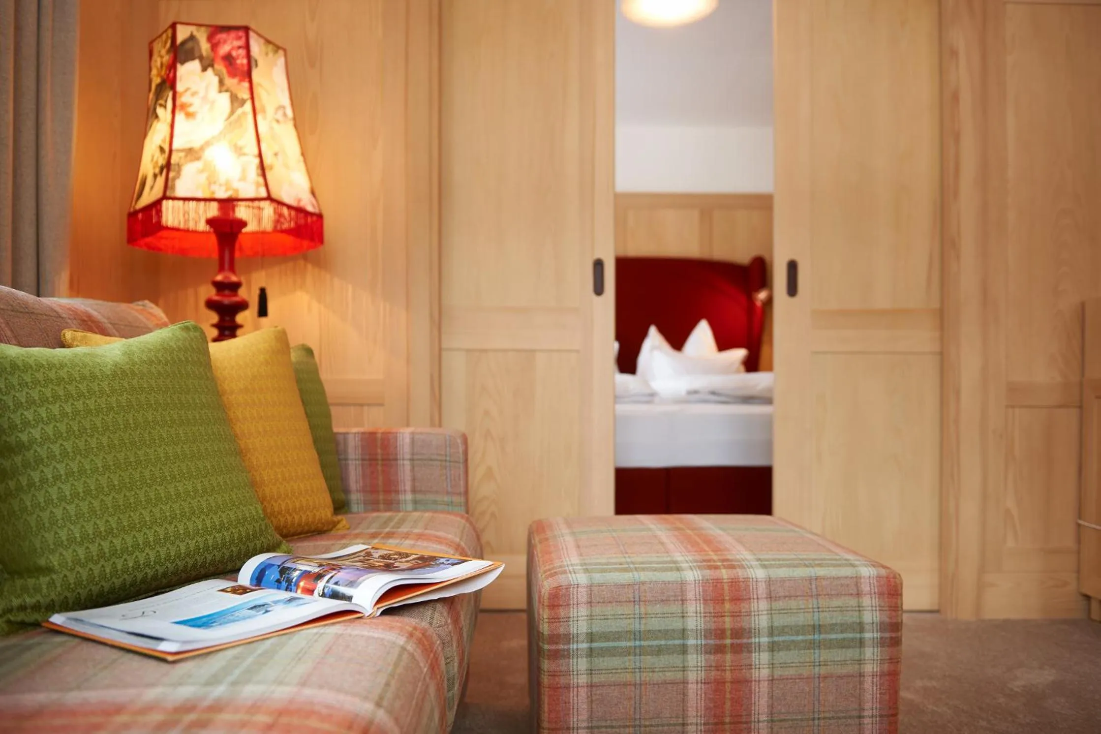 Living room, Bed in Boutique-Hotel Schmelzhof