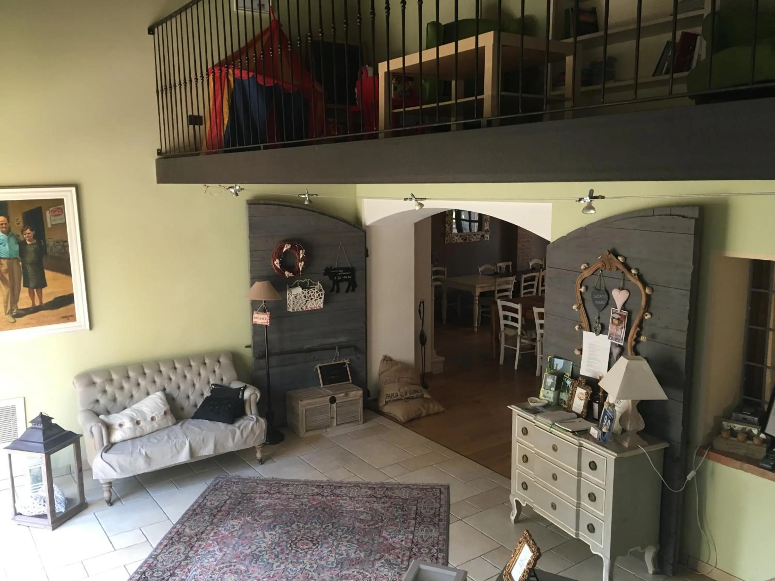 Lobby or reception in Agriturismo Corte Rocca