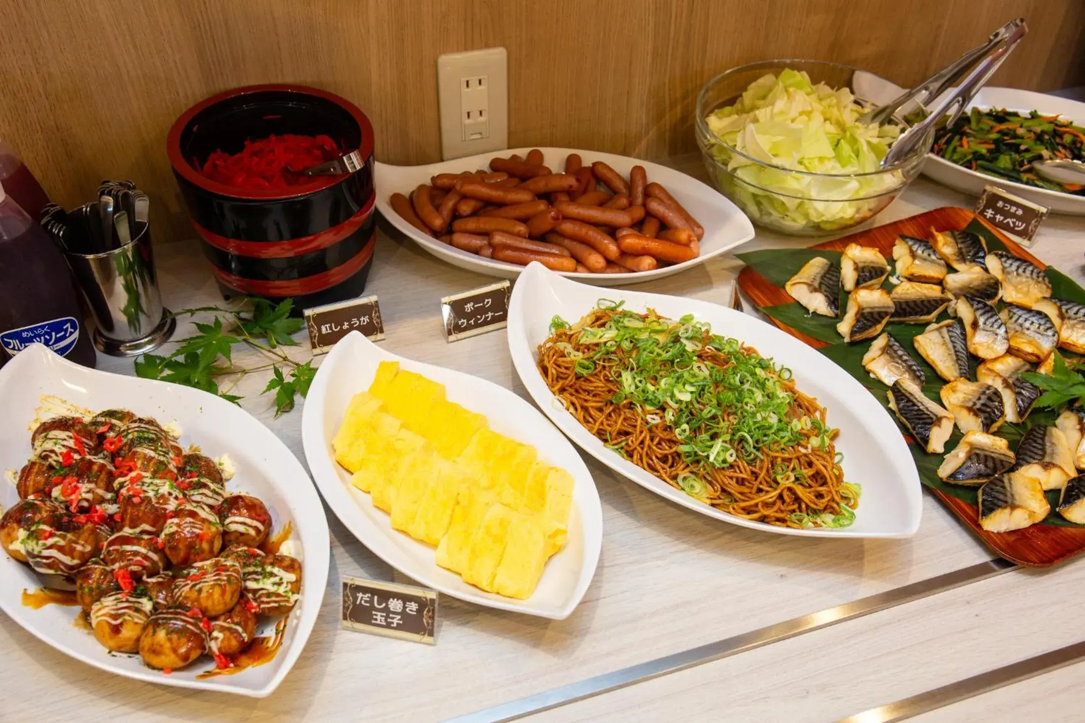 Buffet breakfast in Kuretake Inn Nankai Sakai-Ekimae Buffet breakfast in Kuretake Inn Nankai Sakai-Ekimae