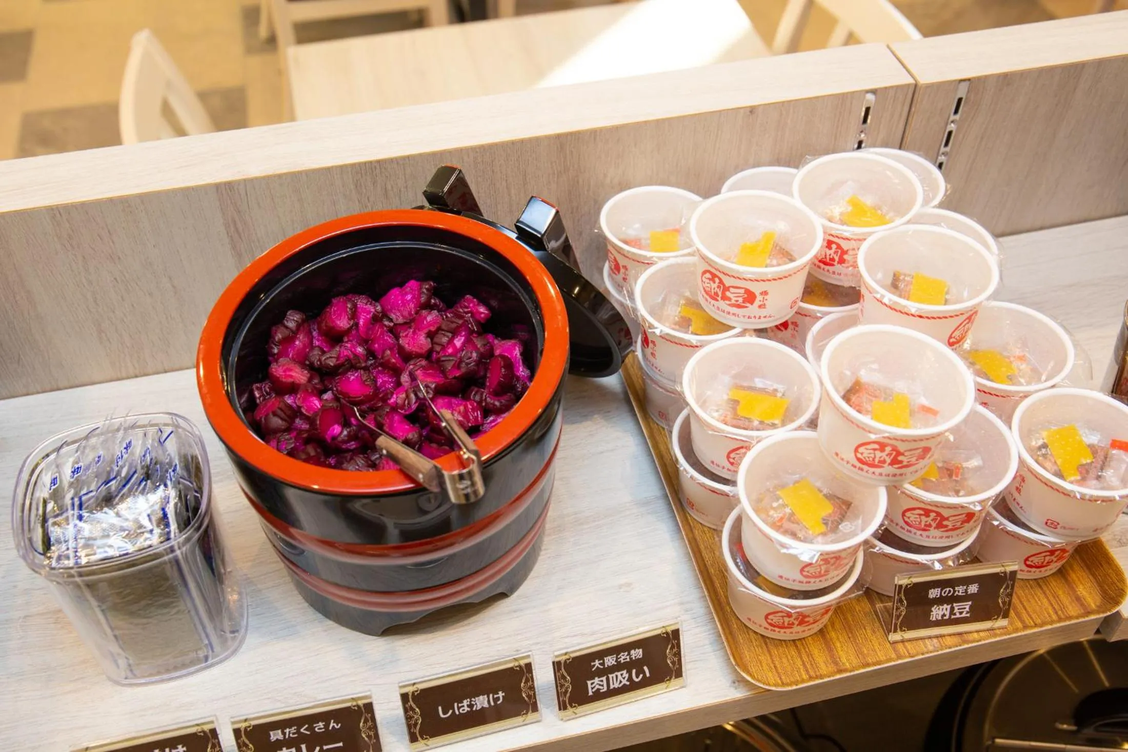 Buffet breakfast in Kuretake Inn Nankai Sakai-Ekimae