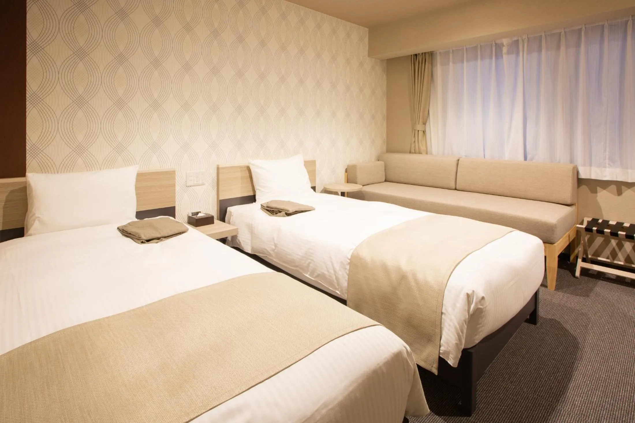 Bedroom, Bed in Kuretake Inn Osaka Midousuji Hommachi