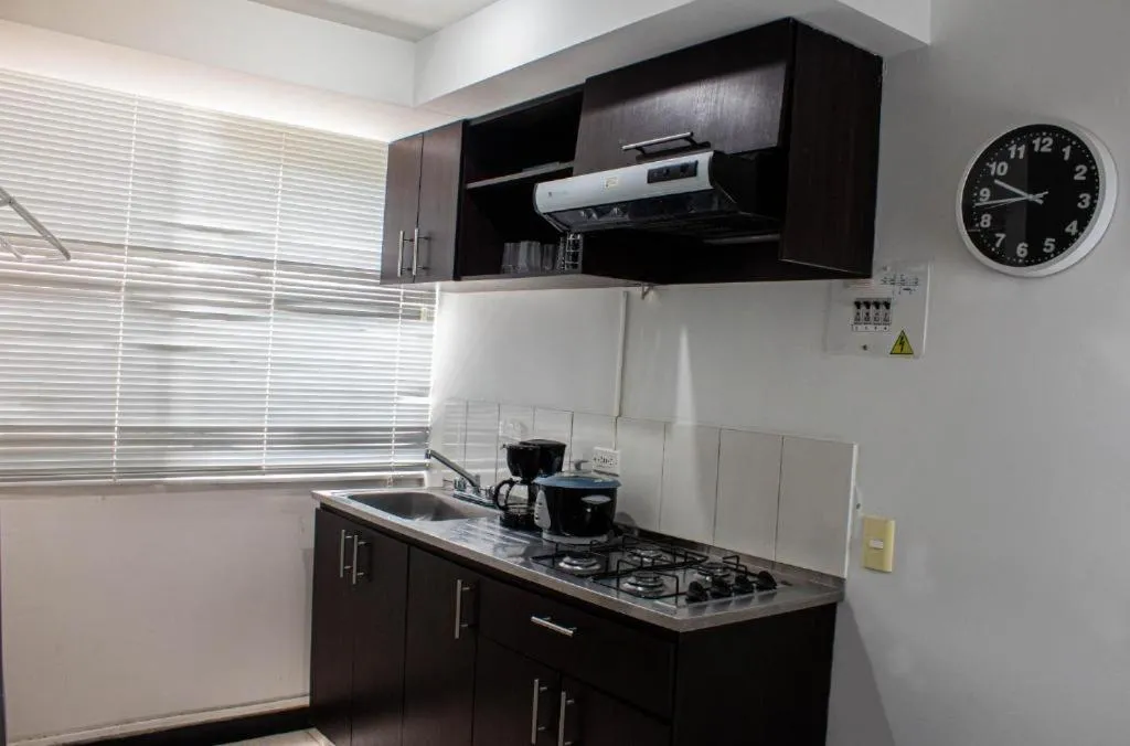 Kitchen or kitchenette in Apartamento Parque del Café