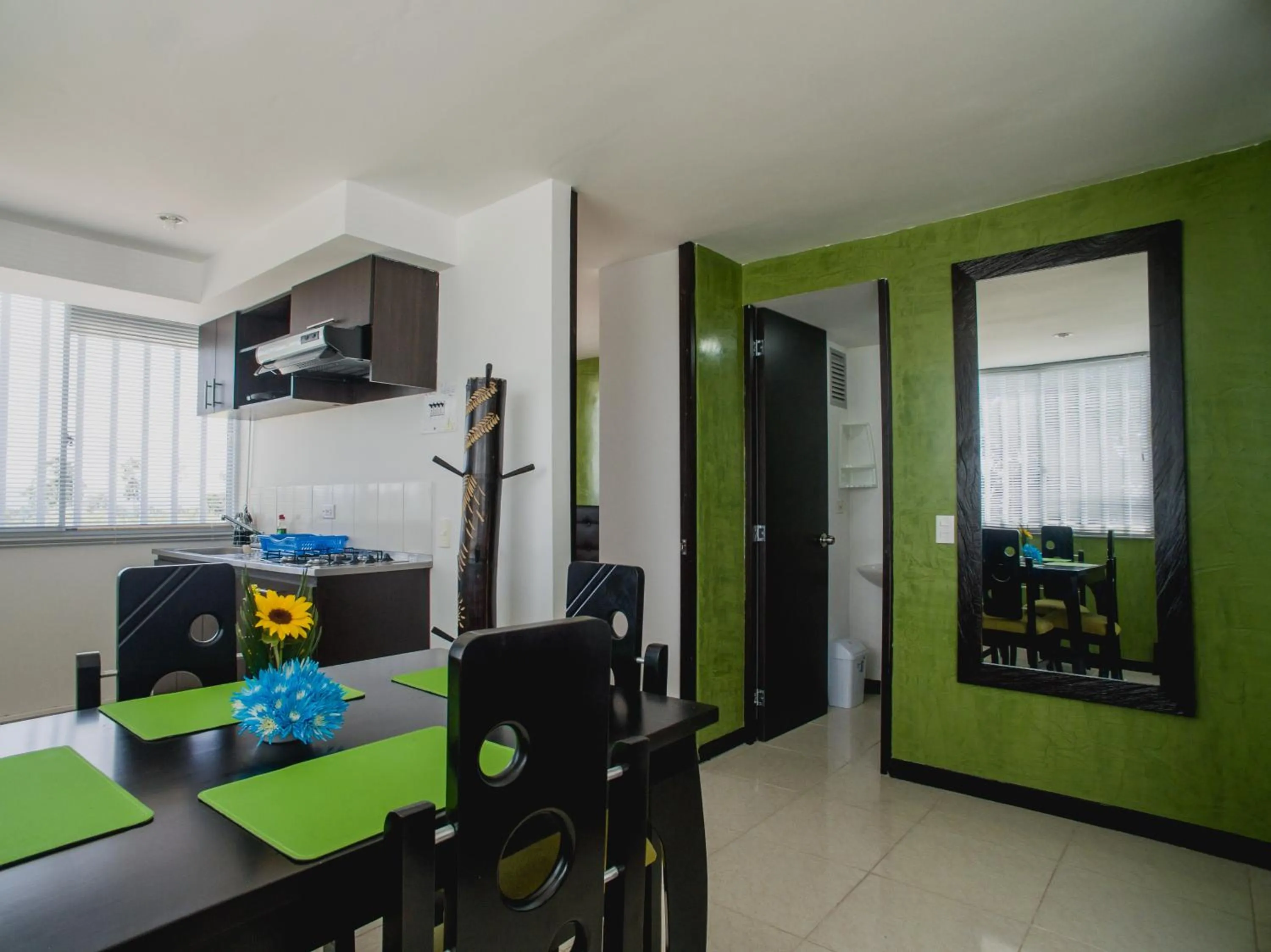 Kitchen or kitchenette in Apartamento Parque del Café