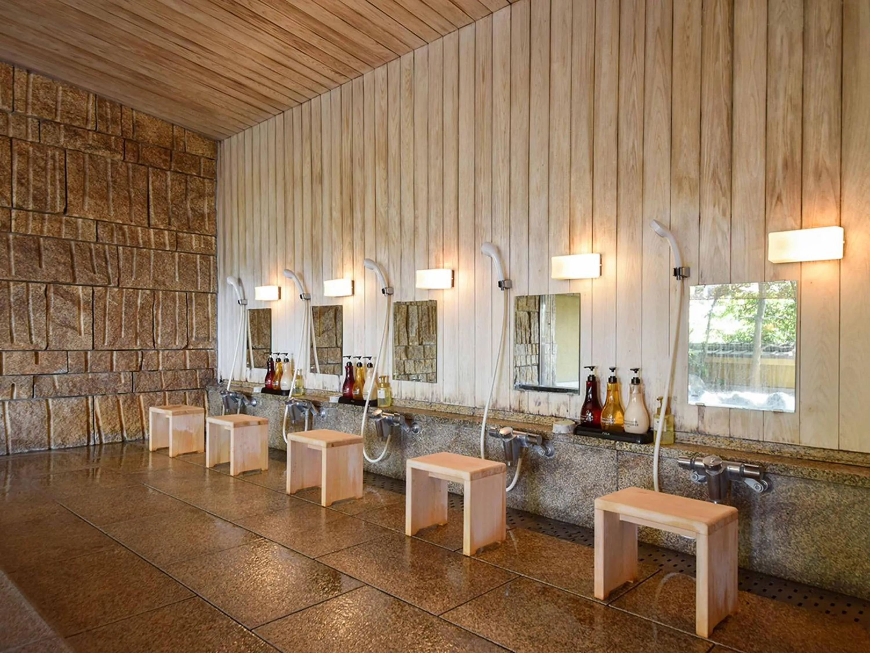 Hot Spring Bath in Yamatoya Besso