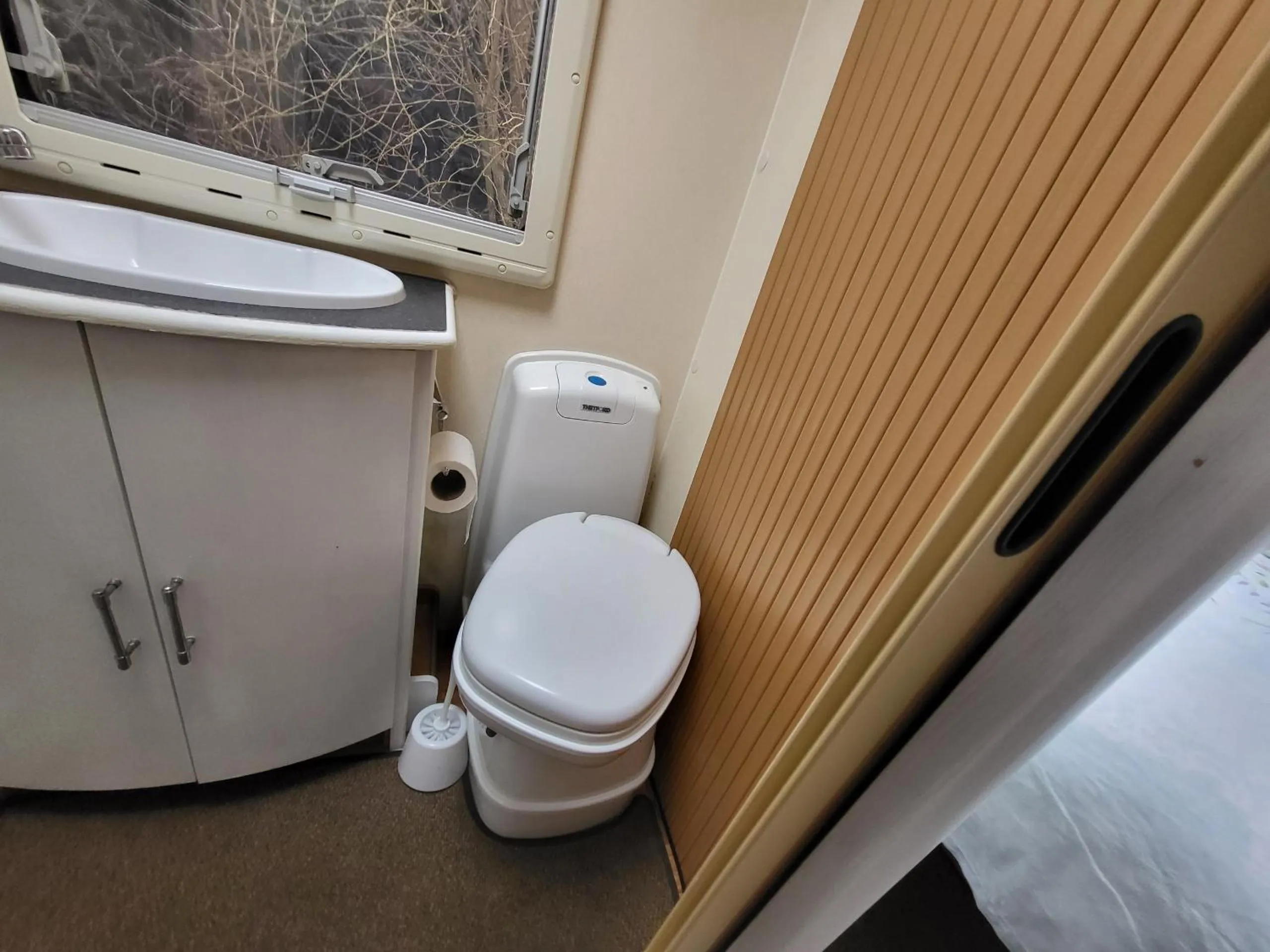 Bathroom in Glamping with Llamas