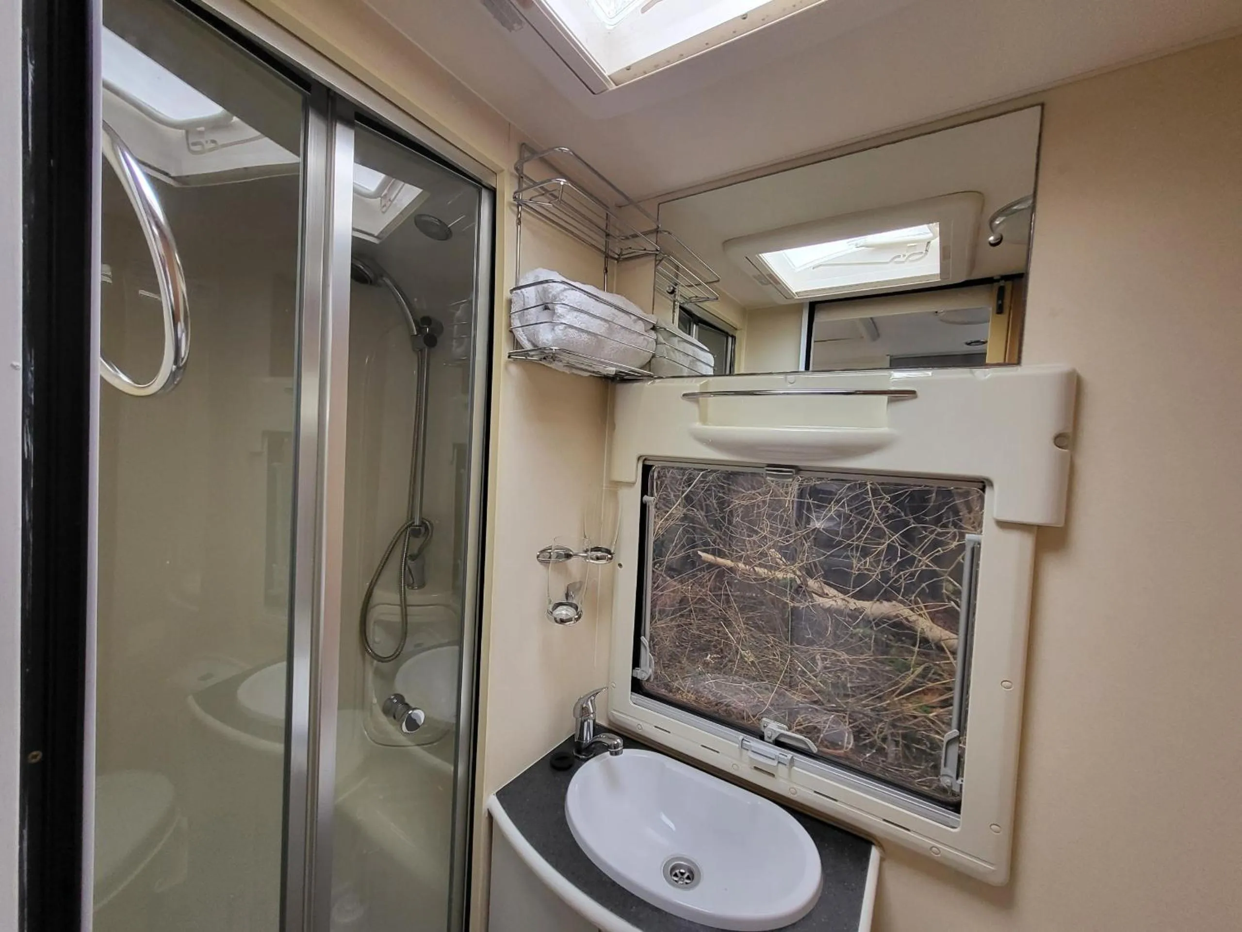 Bathroom in Glamping with Llamas