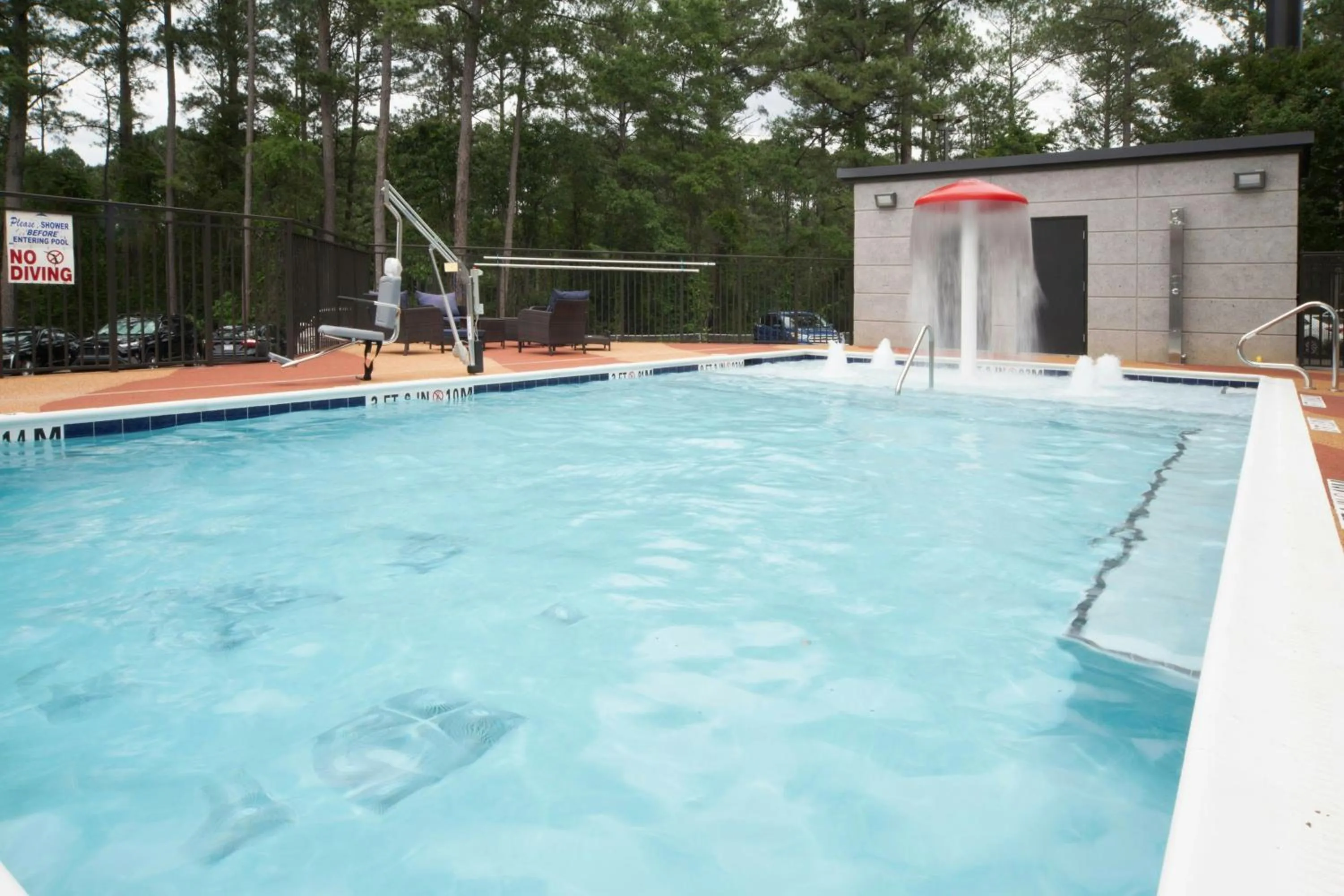 Swimming pool in Four Points by Sheraton Fayetteville Fort Bragg