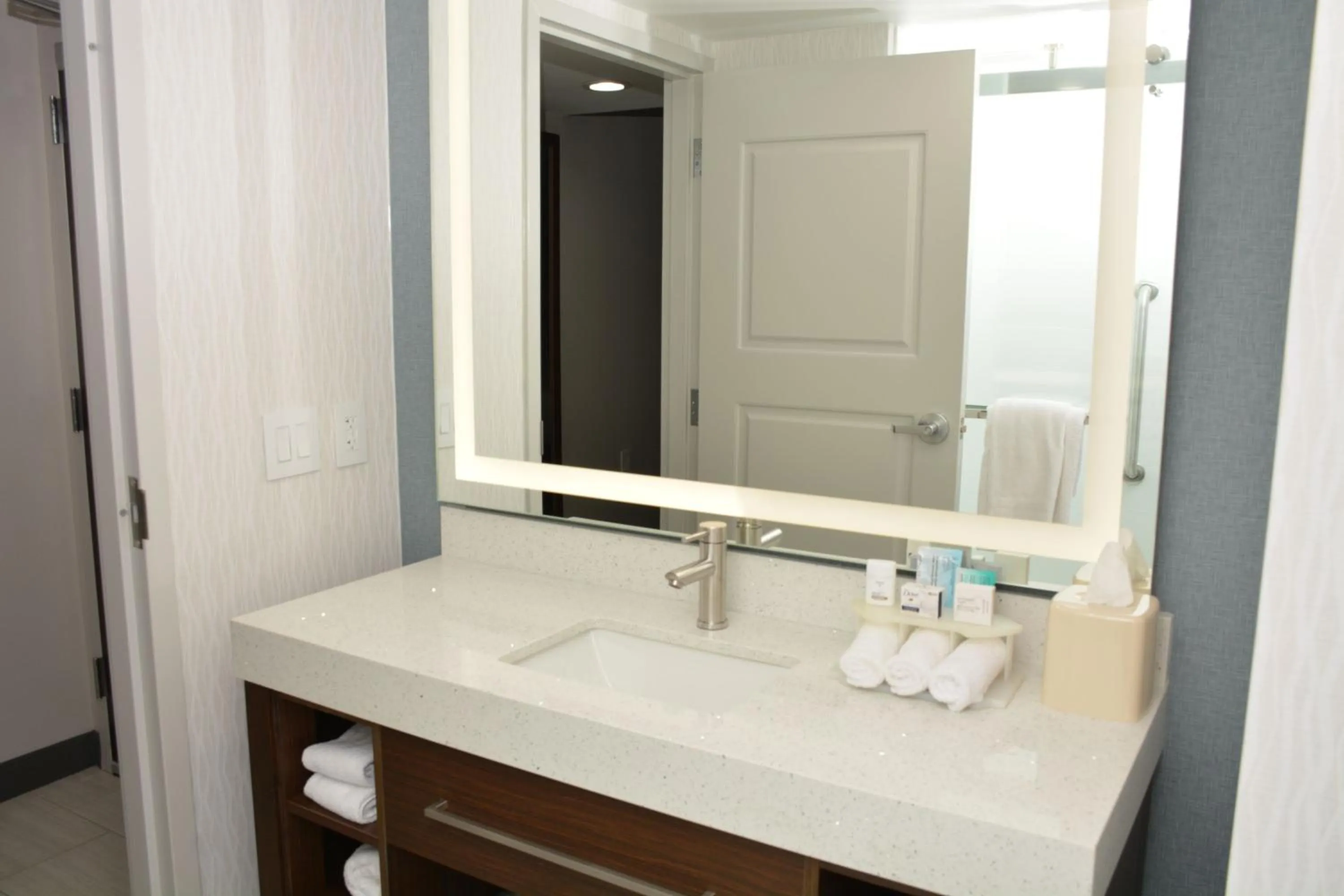 Bathroom in Four Points by Sheraton Fayetteville Fort Bragg