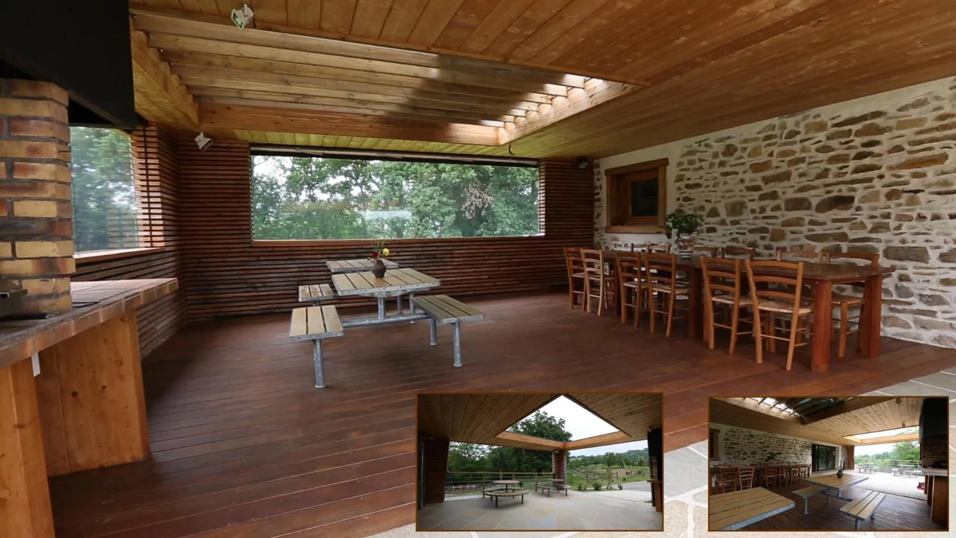 Patio in Chambres d hotes AZKENA