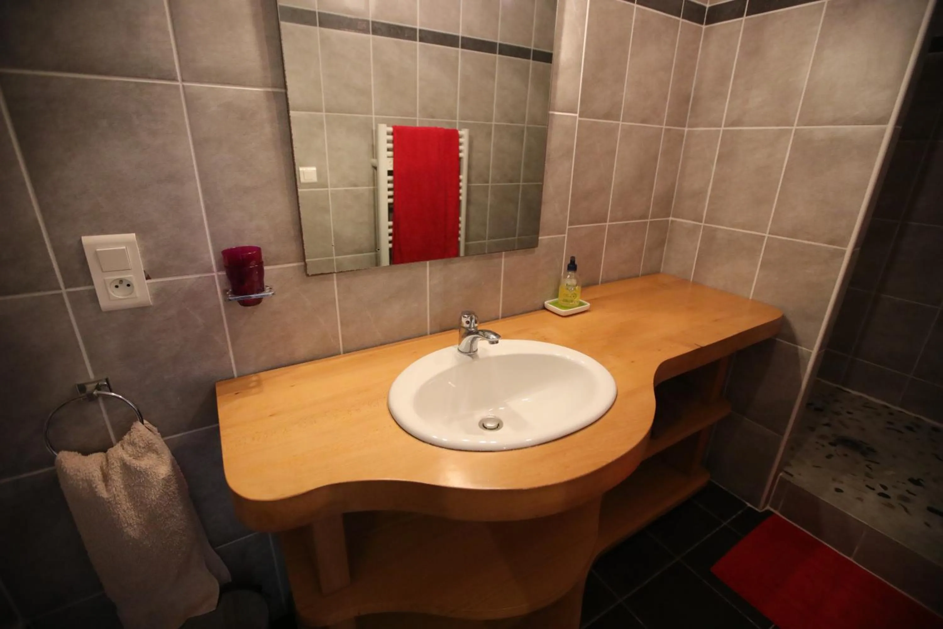 Shower in Chambres d hotes AZKENA