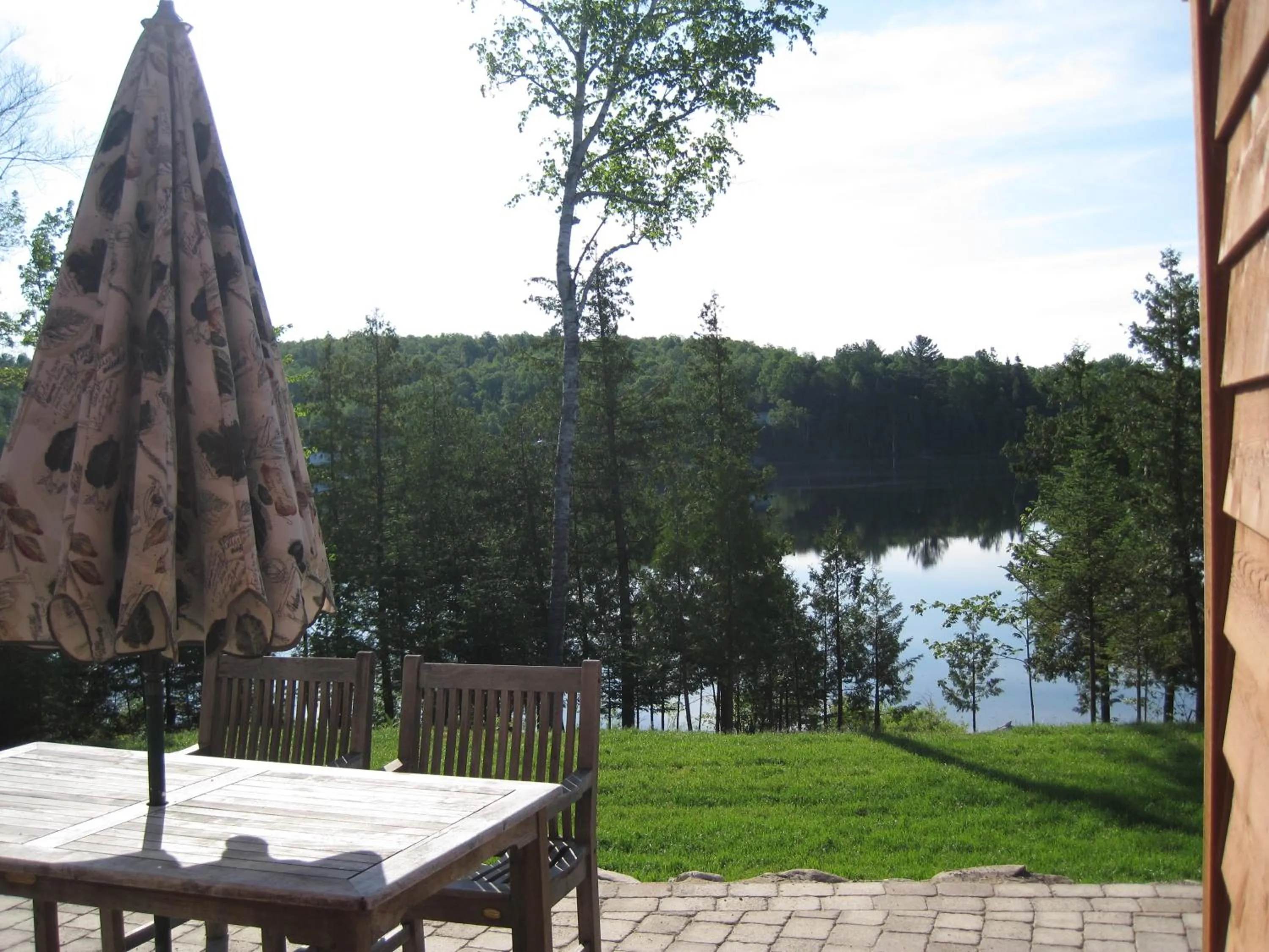 Lake view in Les Chalets du Lac Grenier